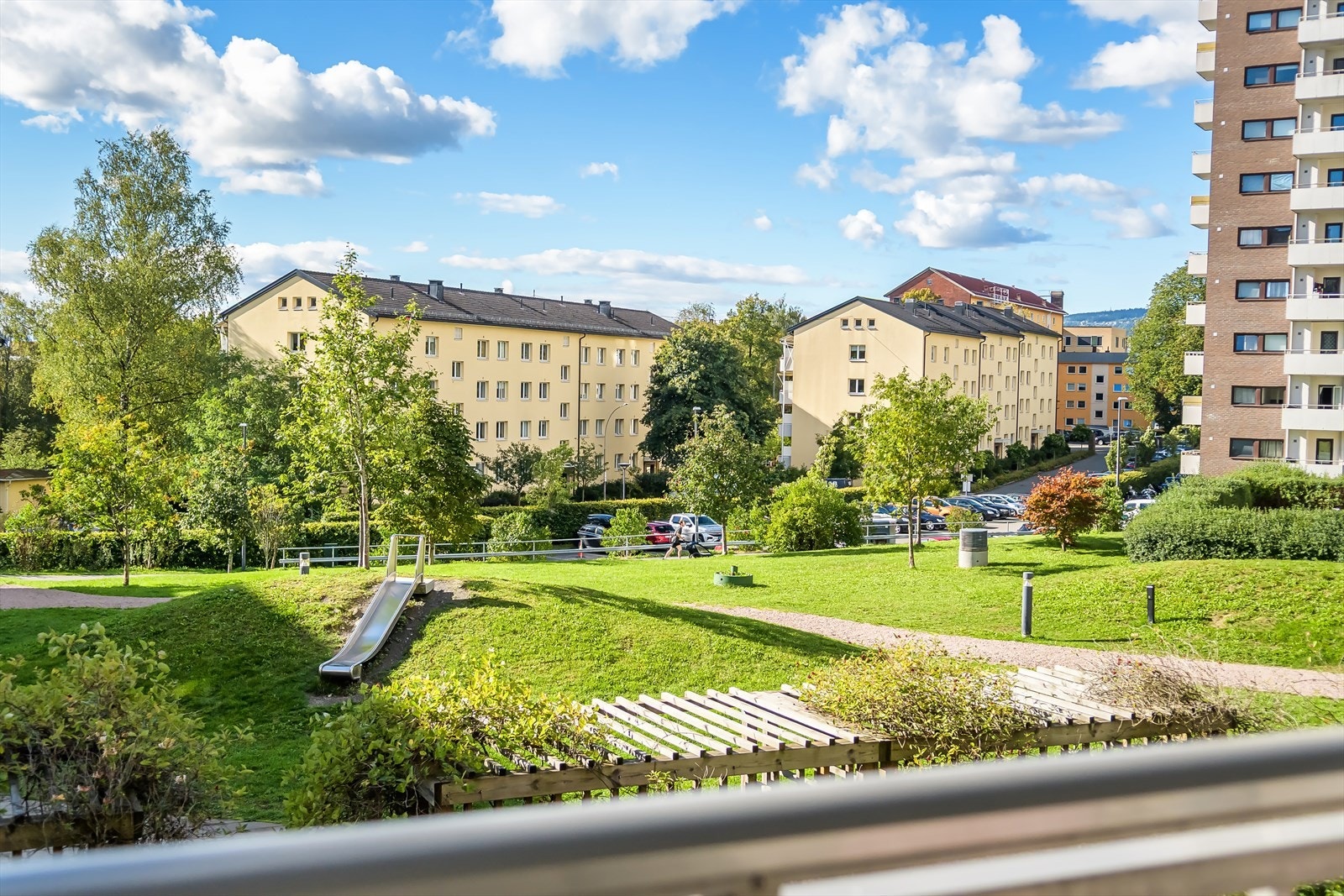 Flott utsyn fra balkongen. Galleribilde
