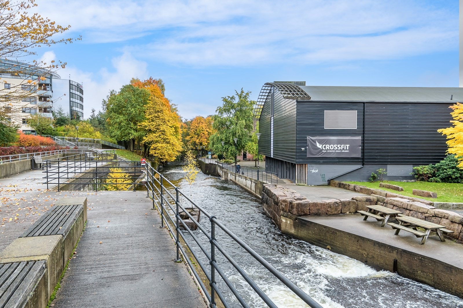 Naturopplevelser og byliv hånd i hånd langs Akerselva. Galleribilde