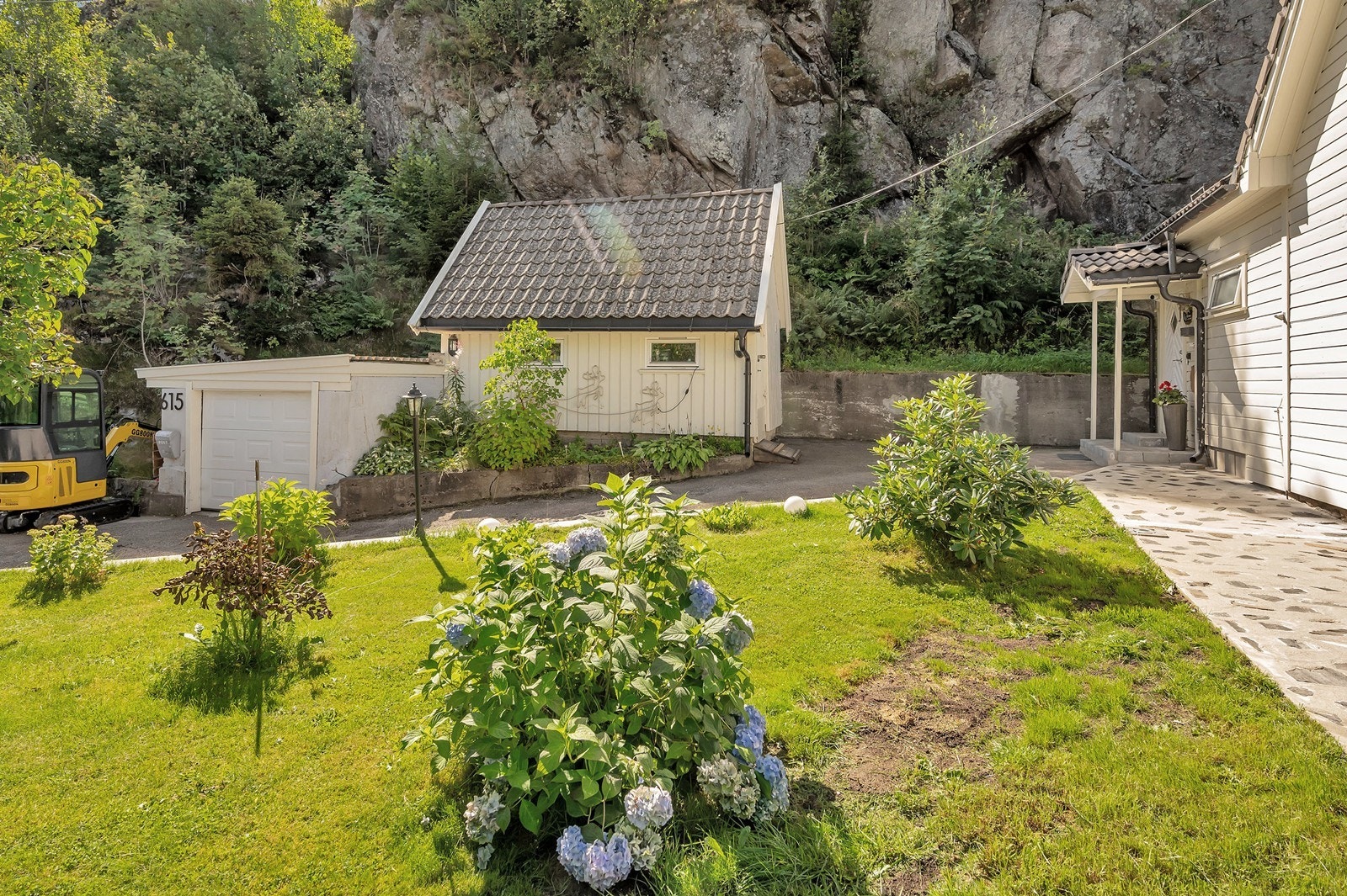 Hage med flere beplantninger Galleribilde