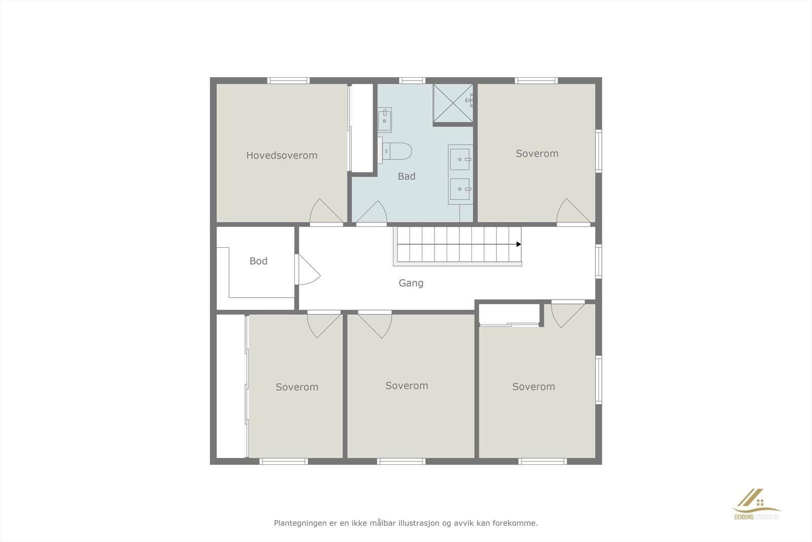 Plantegning Galleribilde