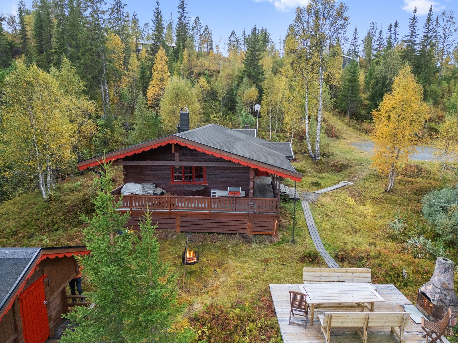 Dronefoto Galleribilde