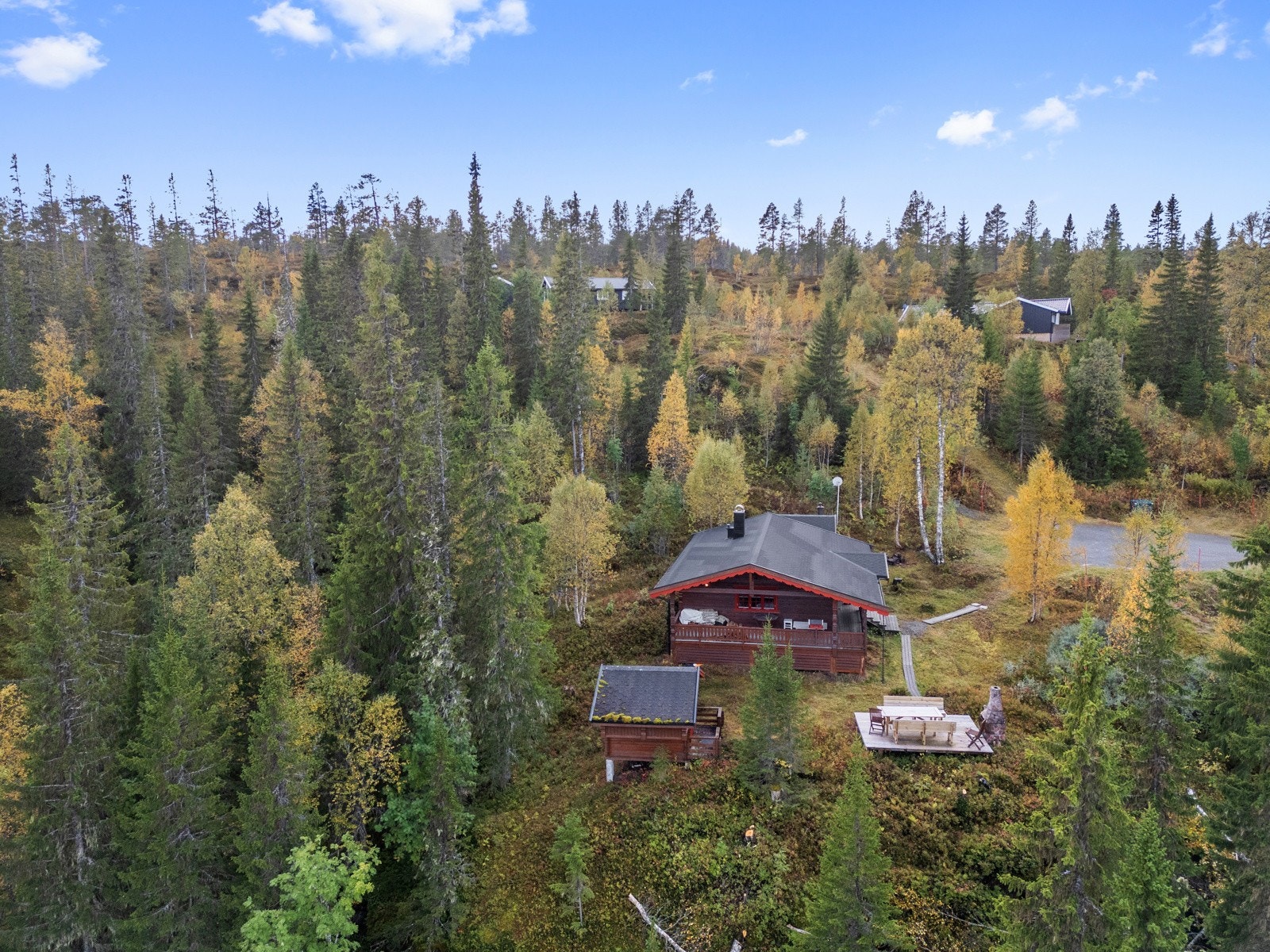 Dronefoto Galleribilde