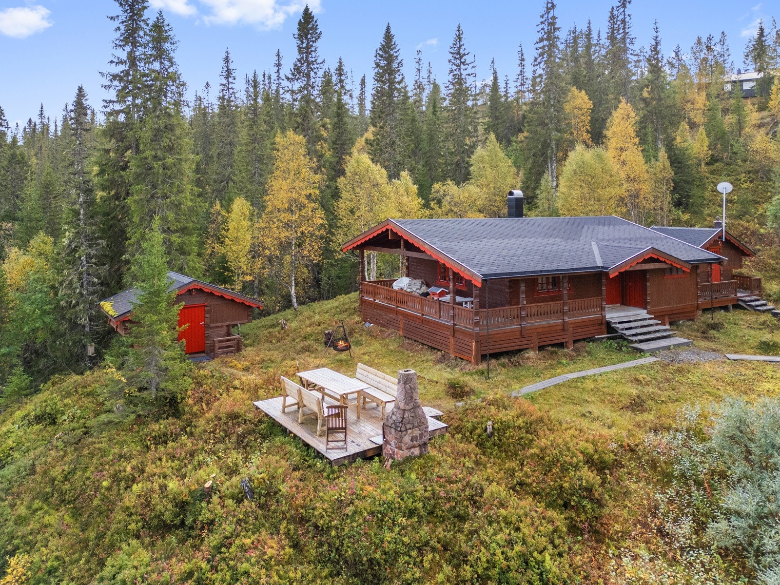 Dronefoto Galleribilde