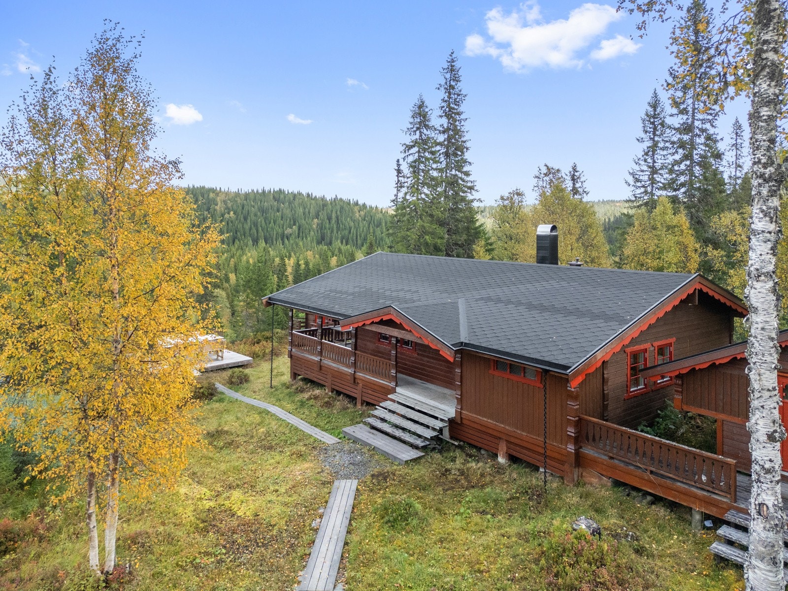 Dronefoto Galleribilde