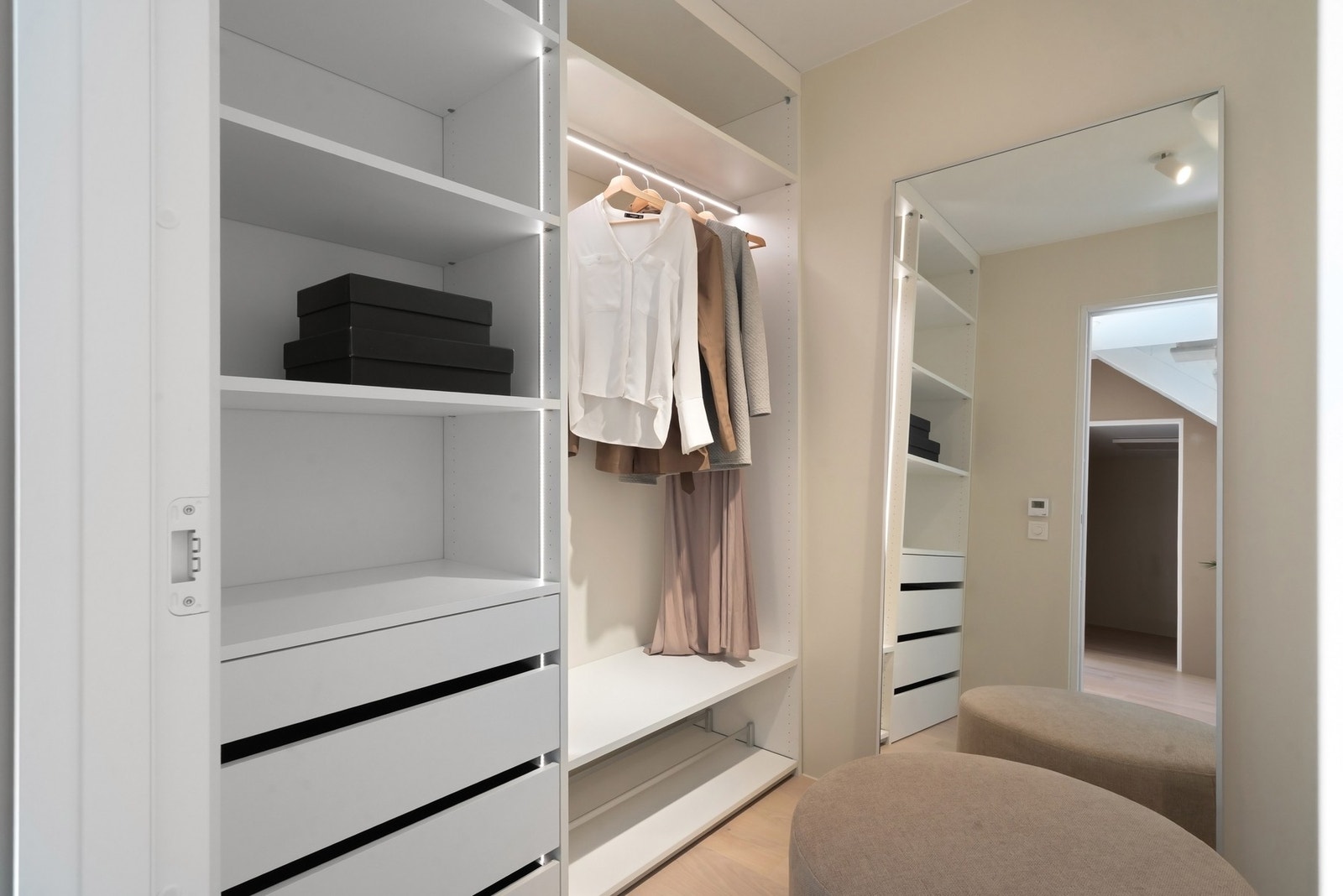 Garderoberom. Galleribilde