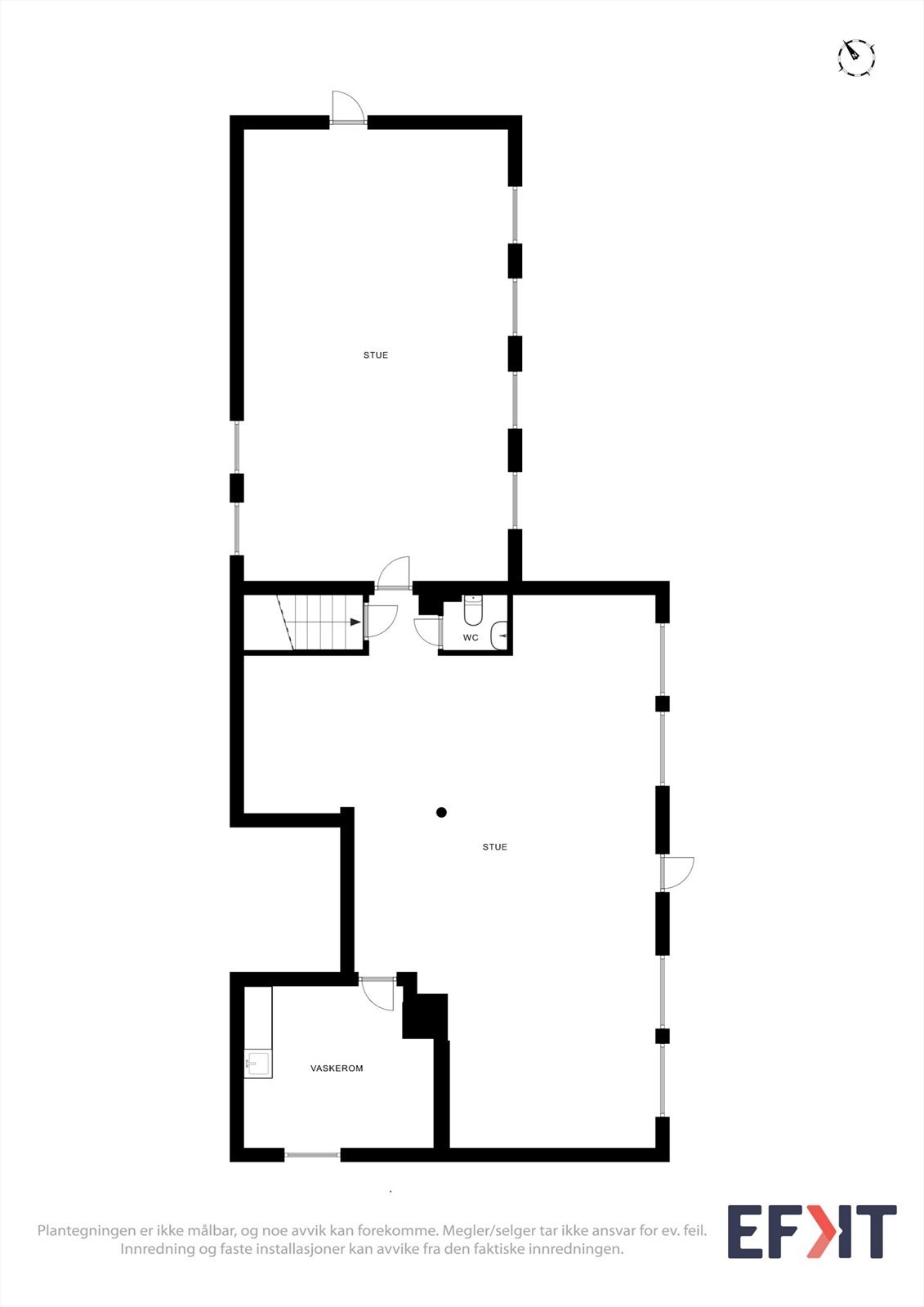 Plantegning 1.etasje. Galleribilde