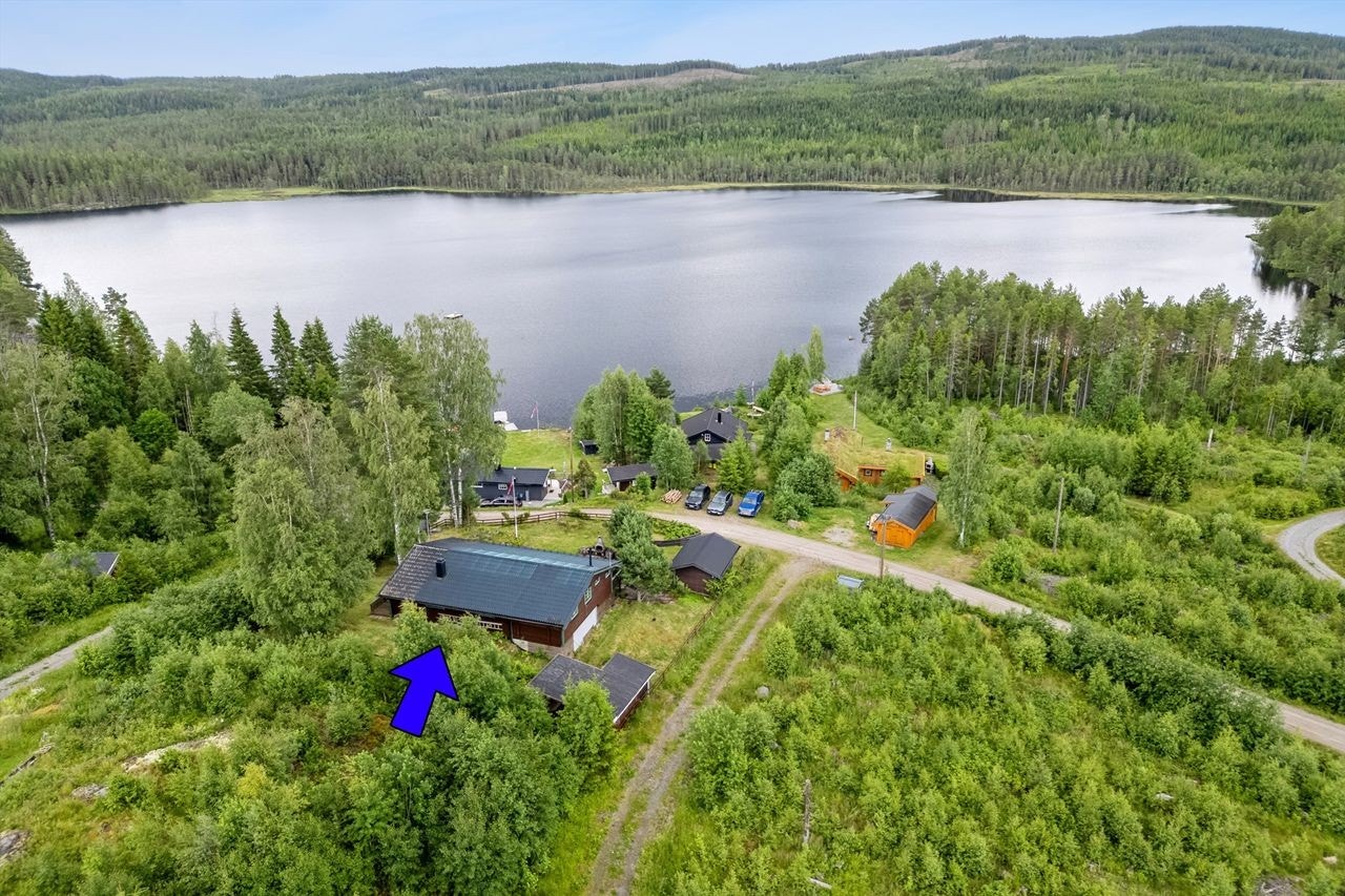 Velkommen til Hofossetervegen 103, ved idylliske Vebjørntjennet på Finnskogen! Galleribilde