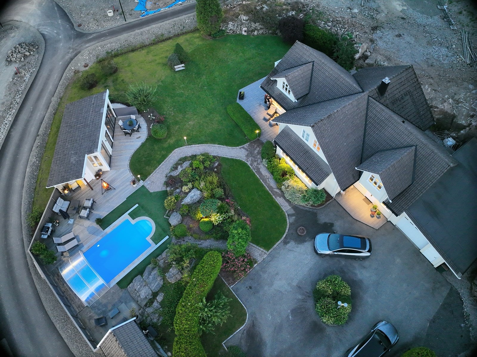 Dronefoto Galleribilde