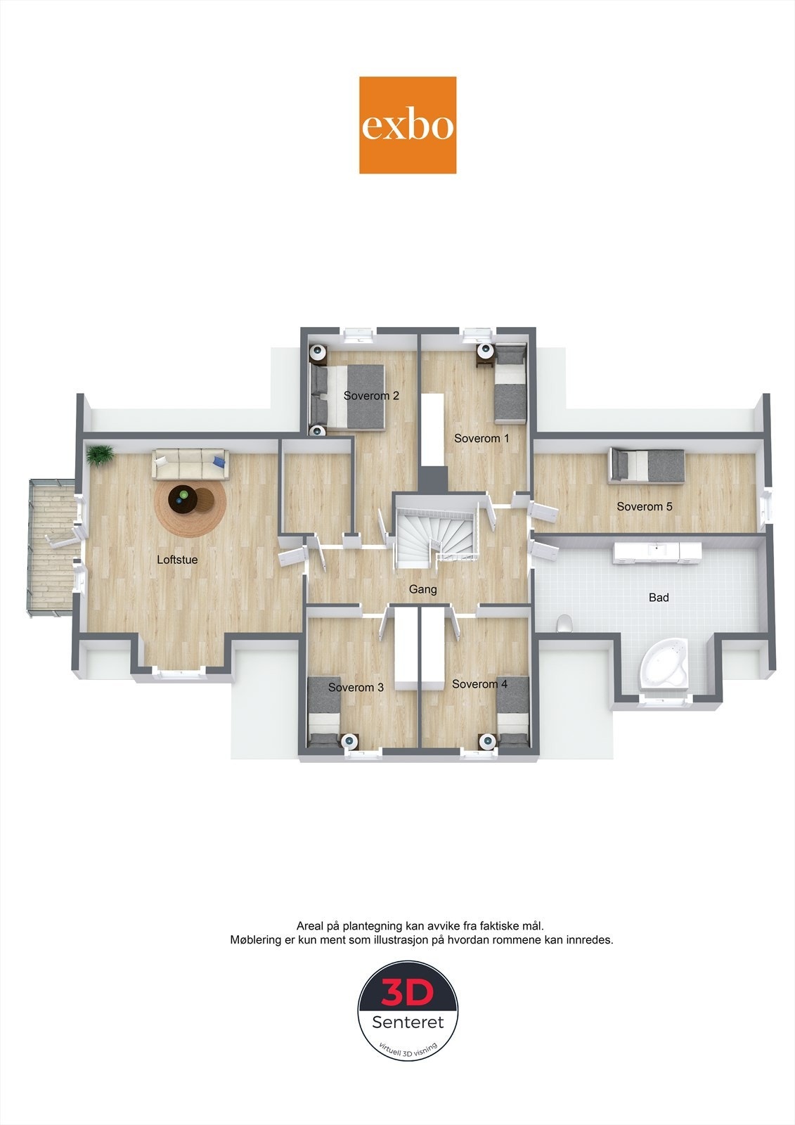 Plan 2 Etasje Galleribilde