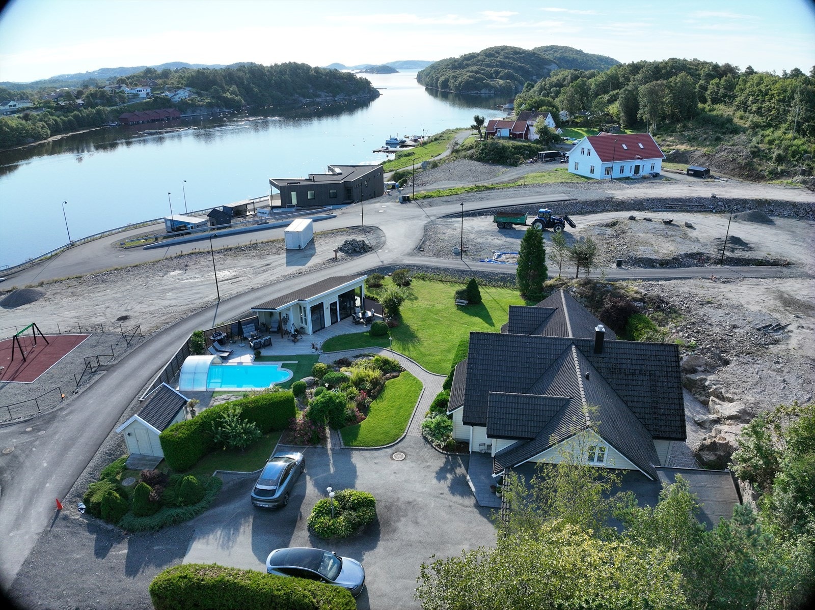 Dronefoto Galleribilde