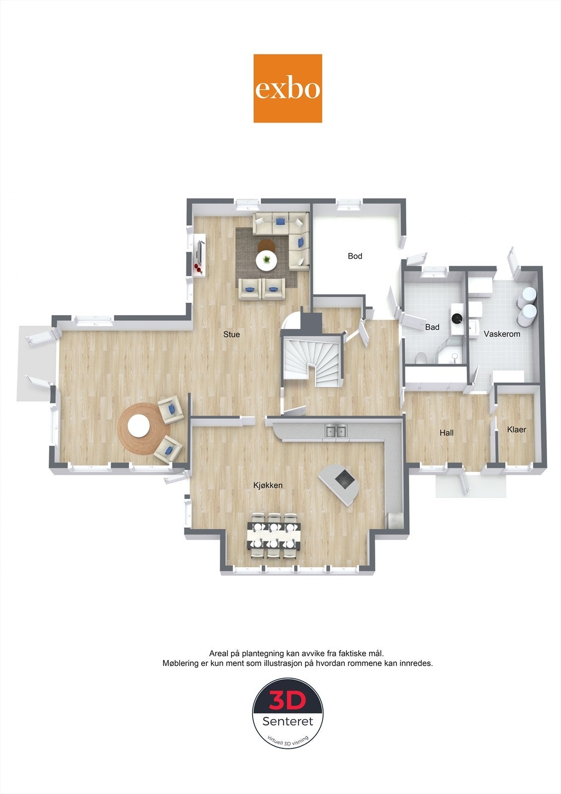 Plan 1 Etasje Galleribilde