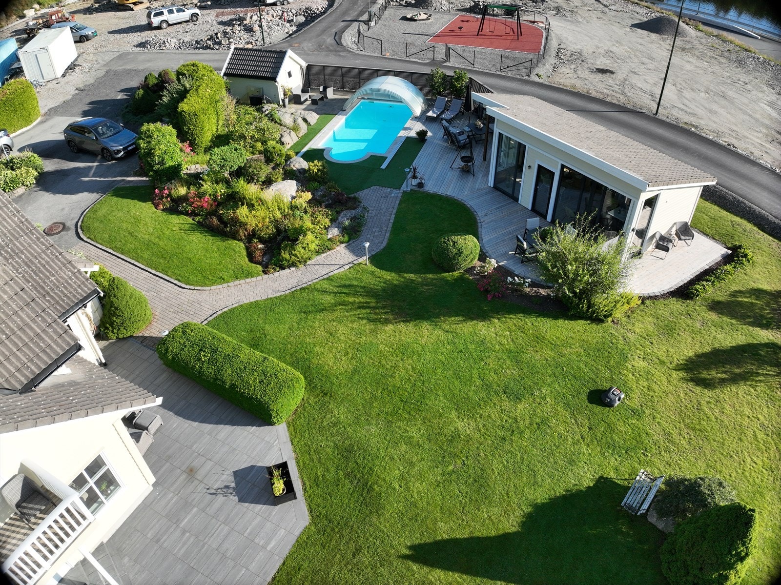 Dronefoto Galleribilde