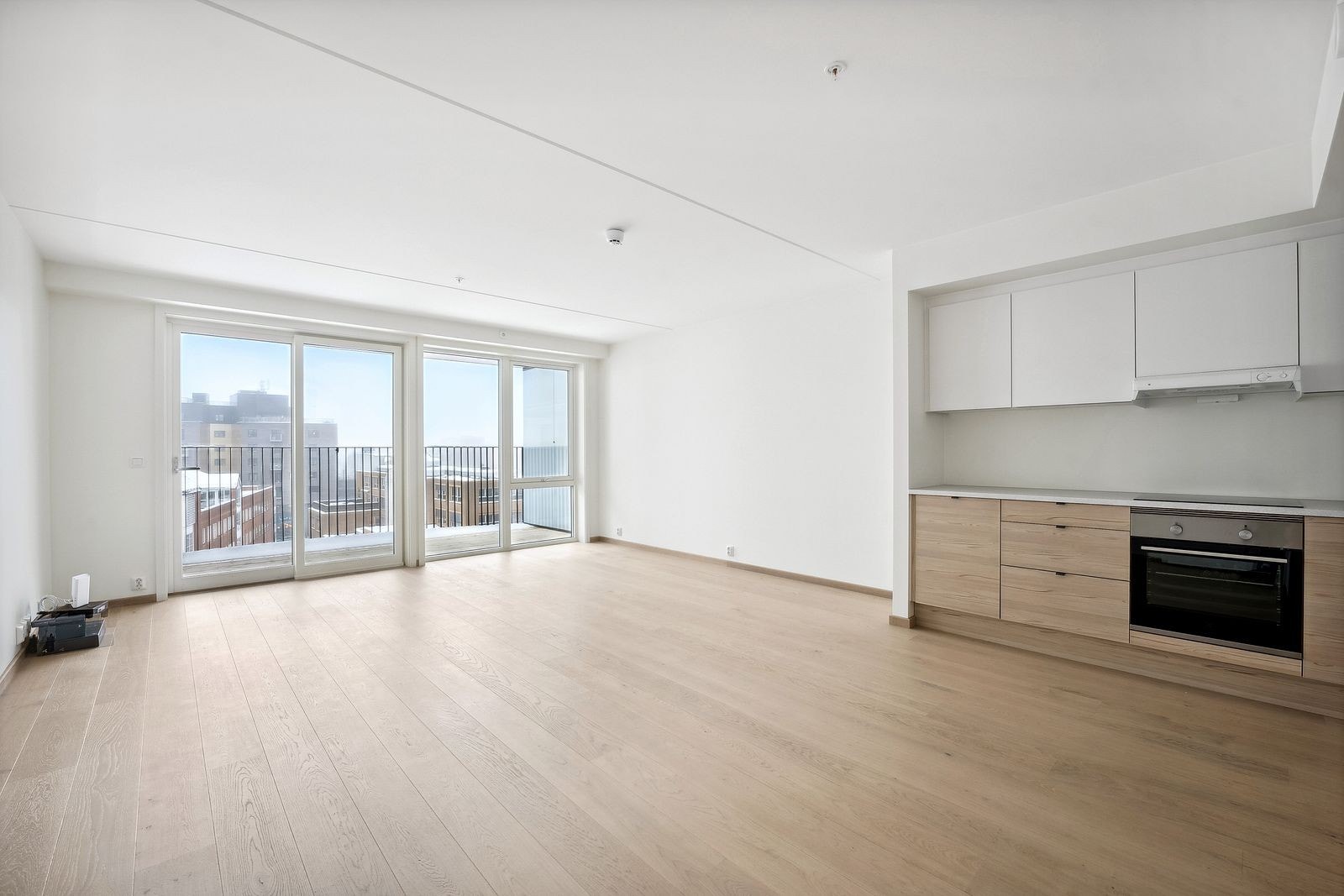 Stue med åpen kjøkkenløsning Galleribilde