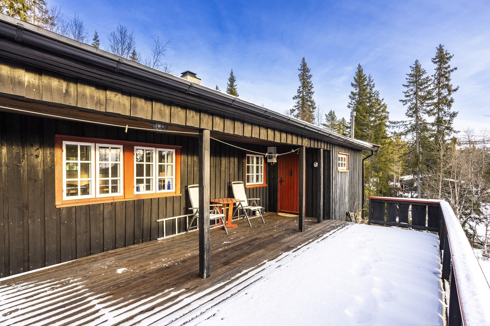 Hytta er tilknyttet privat vann og avløp via Tempelseter vann- og avløpsselskap AS. Galleribilde