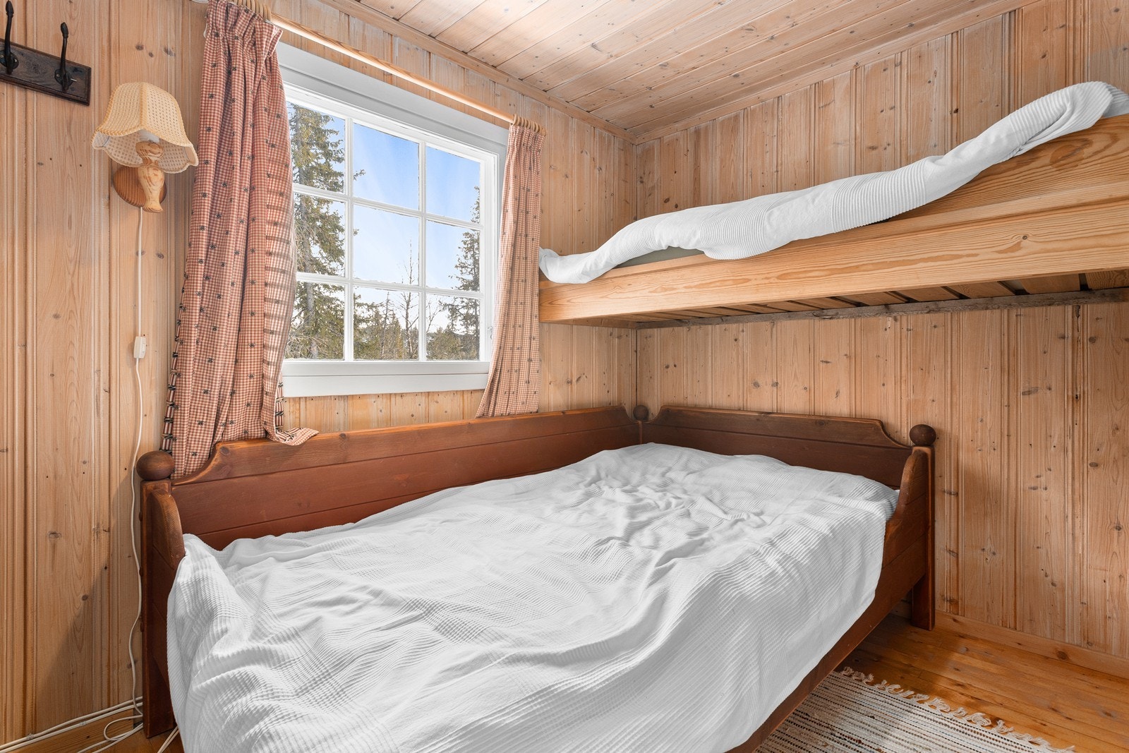 Soverom nr. 3 - Totalt har hytta i dag 6 sengeplasser. Galleribilde