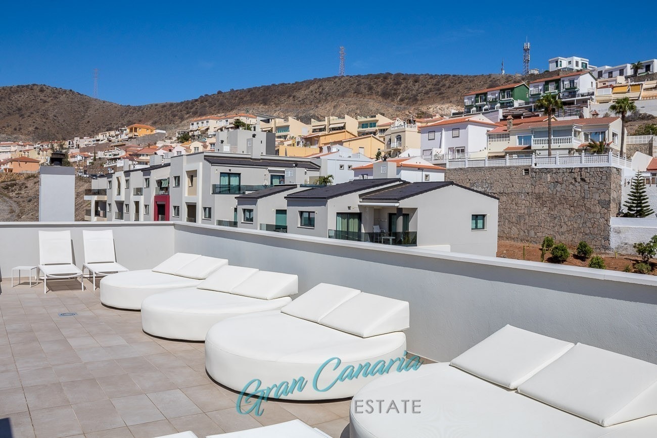 Felles takterrasse med jacuzzi Galleribilde