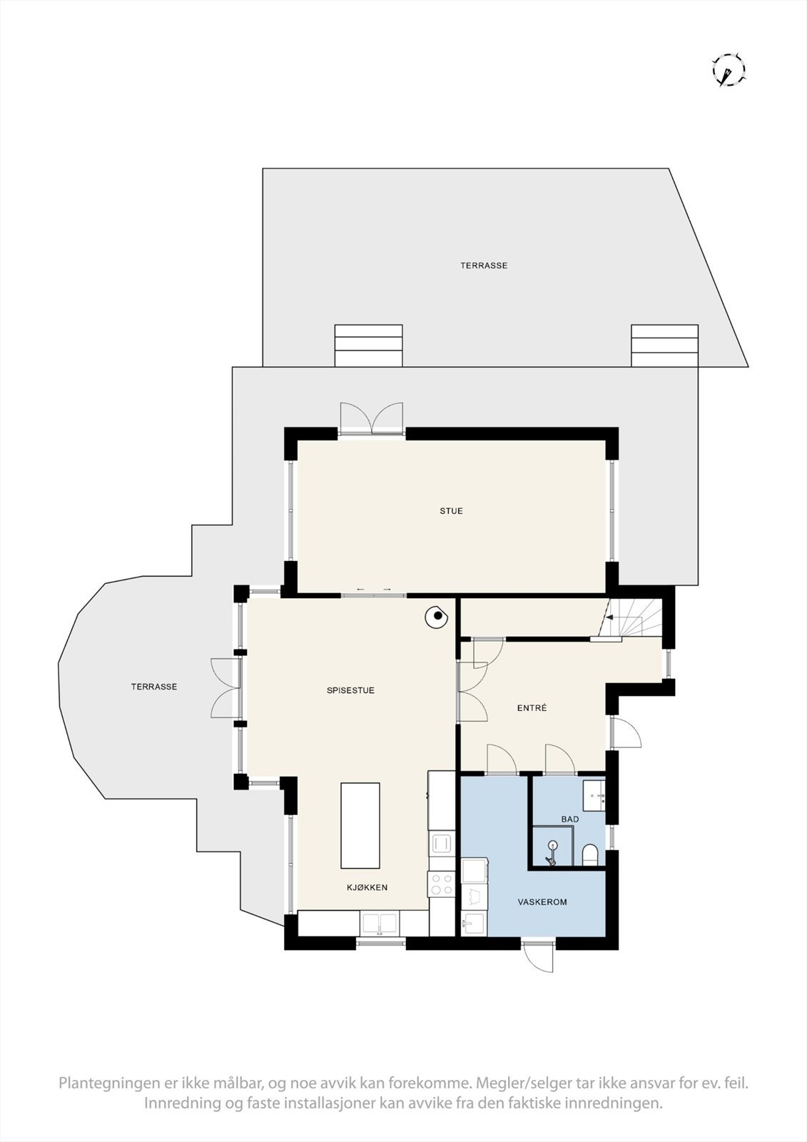 Plantegning 1.etasje. Galleribilde