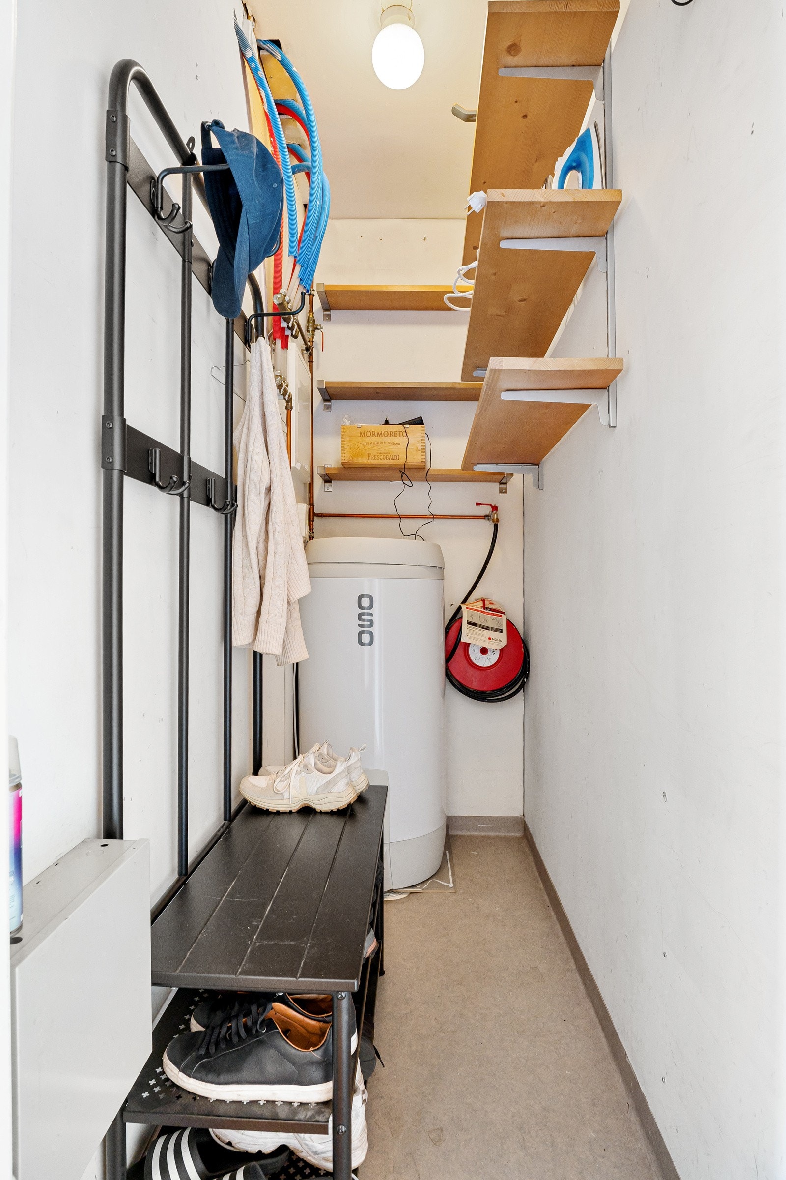 En innvendig bod på 4 kvm gir god plass til ekstra oppbevaring Galleribilde