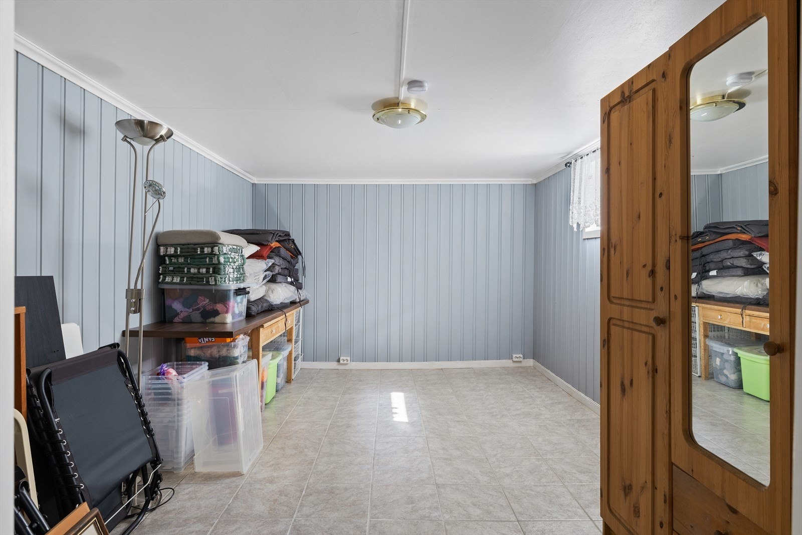 Lagringsrommet i kjelleren har god plass Galleribilde