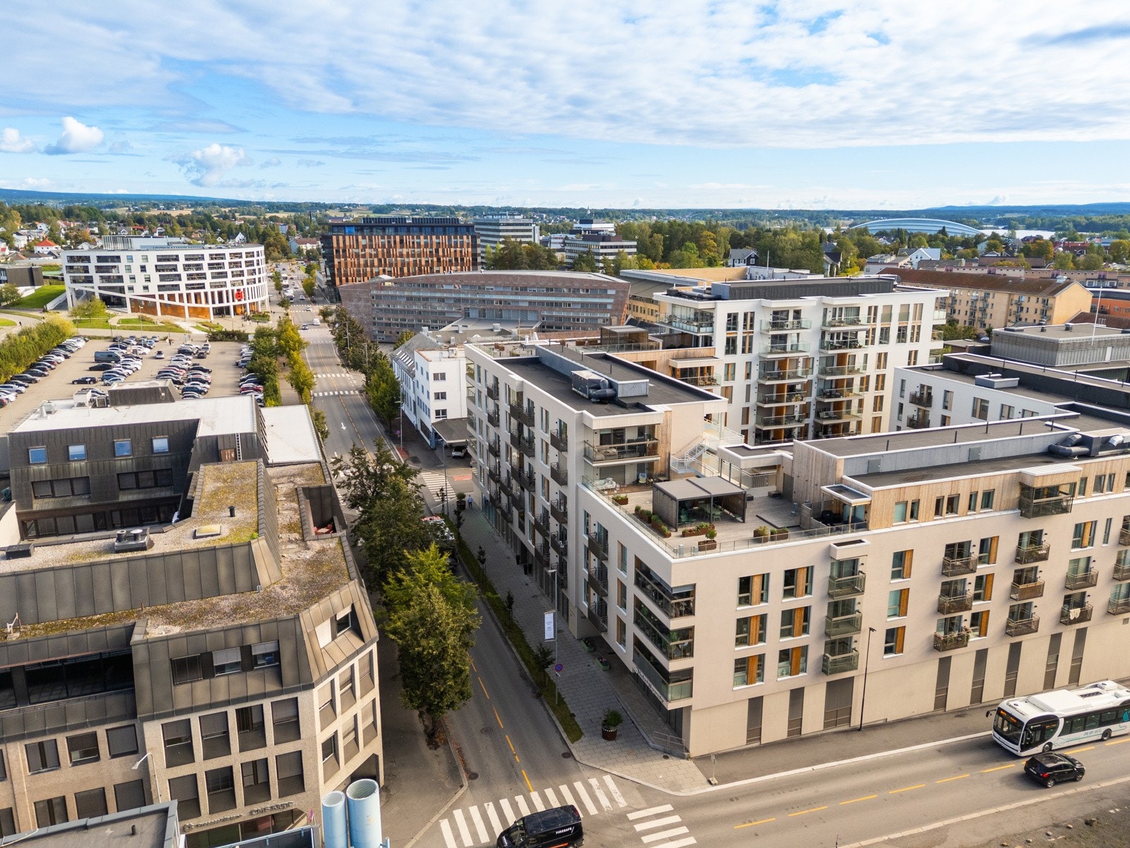 Dronefoto Galleribilde