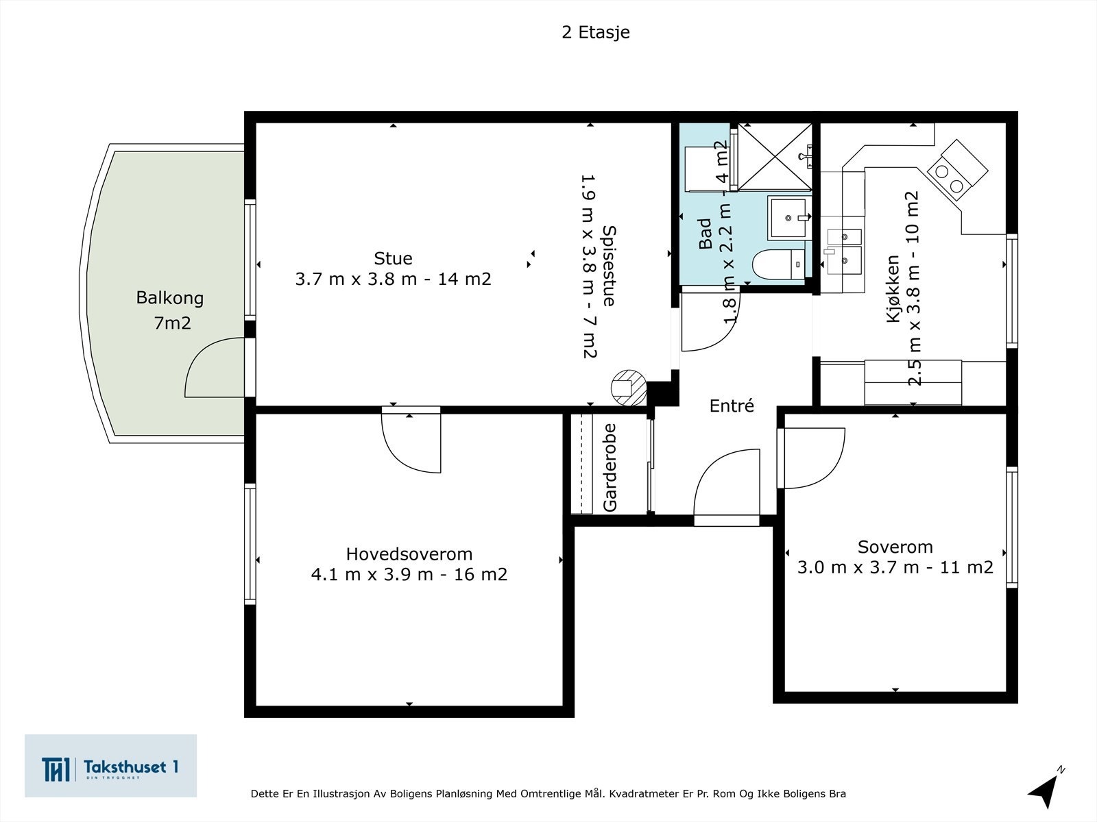 Plantegning Galleribilde