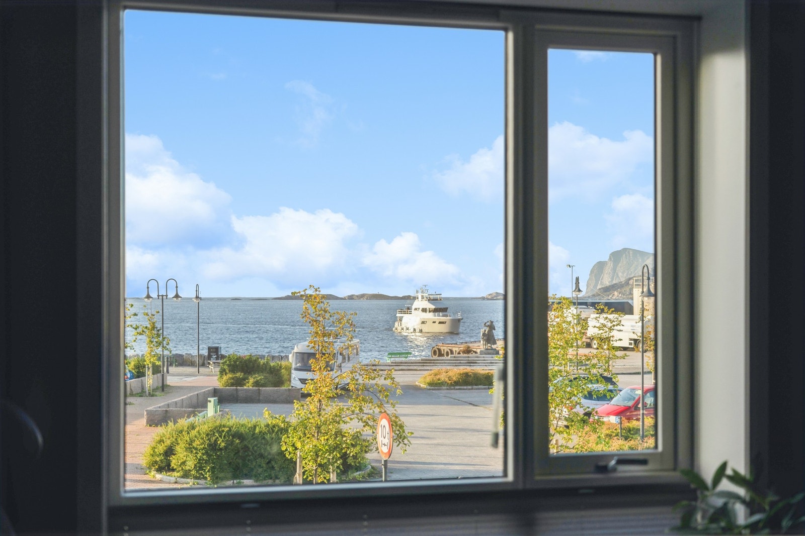 Her kan du nyte mange fine solnedganger! Galleribilde