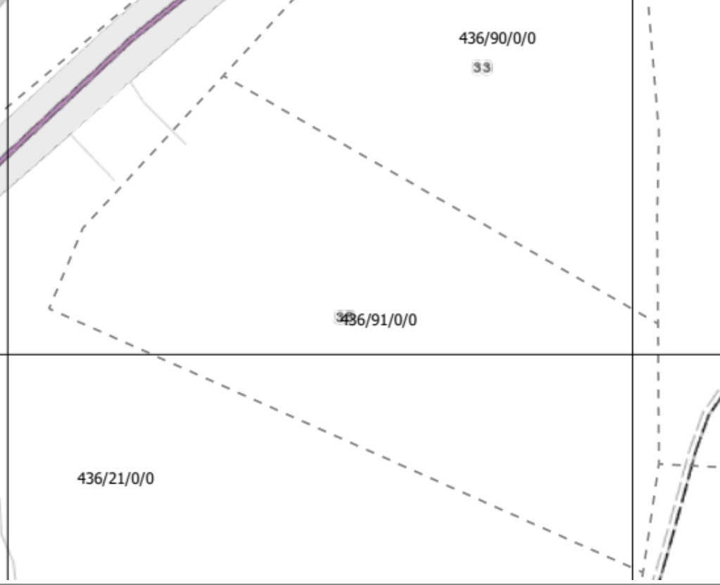 Kartutsnitt over eiendommen nr 35. Galleribilde
