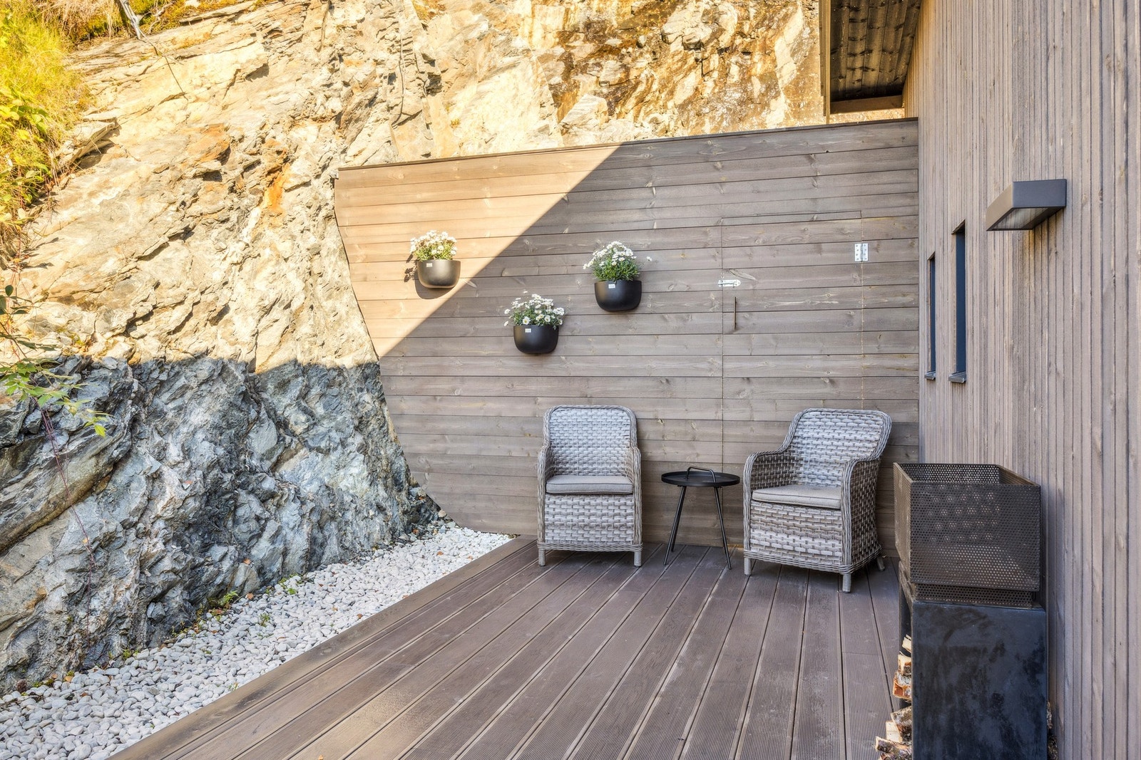 Skjermet solplatt mot nord Galleribilde