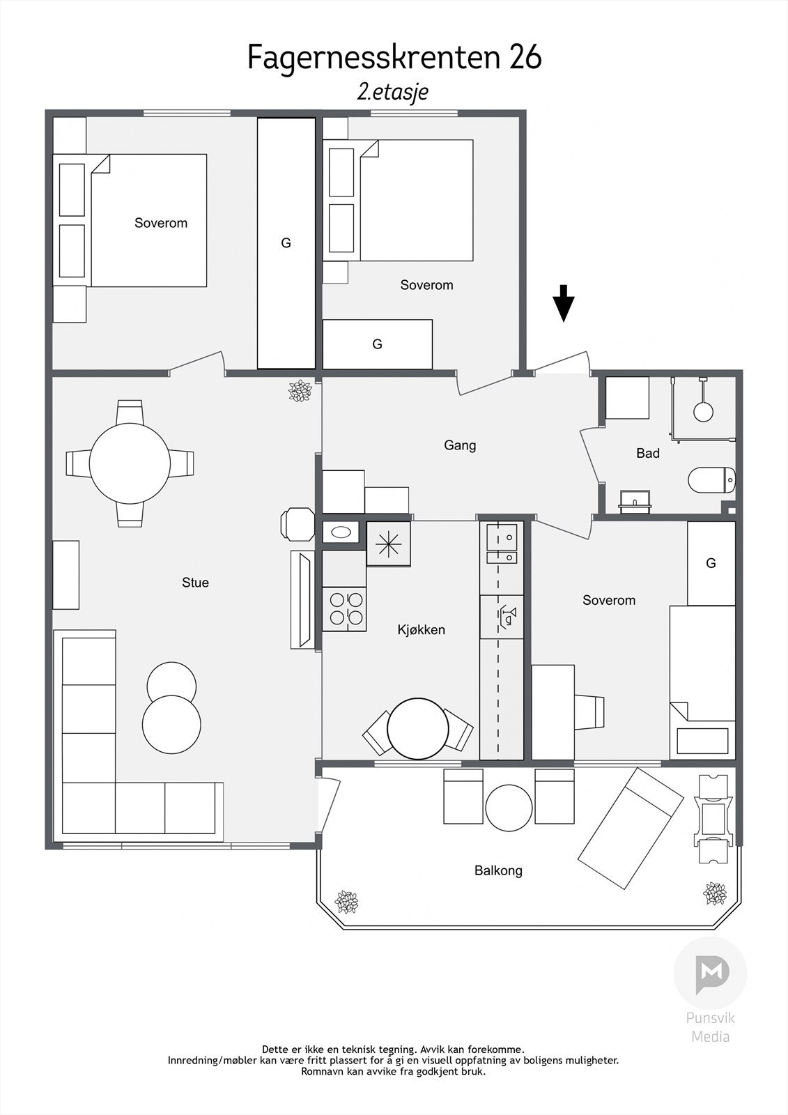 Plantegning Galleribilde