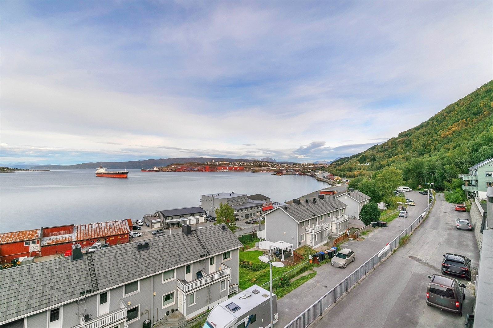 Utsikt fra balkong. Galleribilde