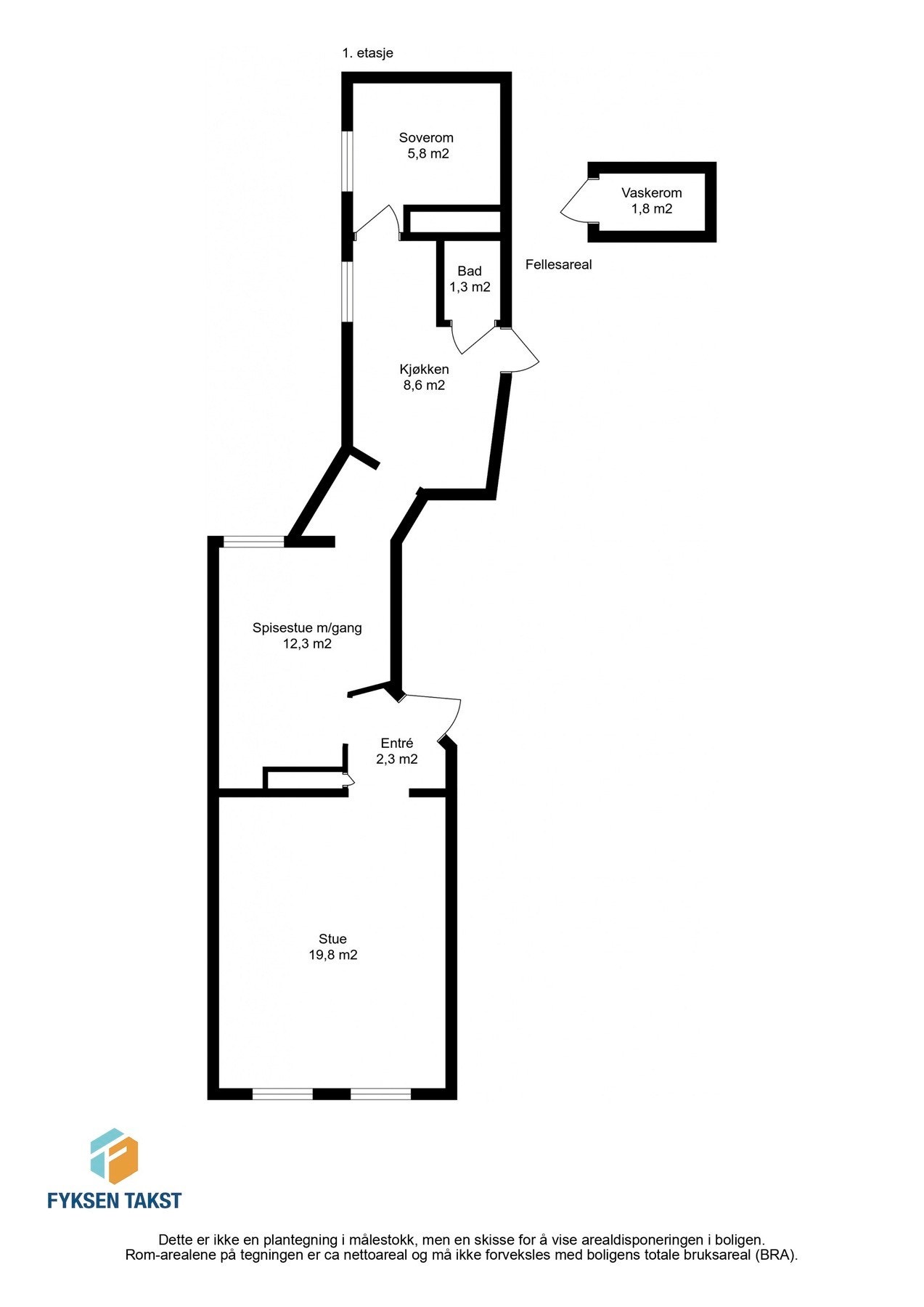 Planskisse. Galleribilde