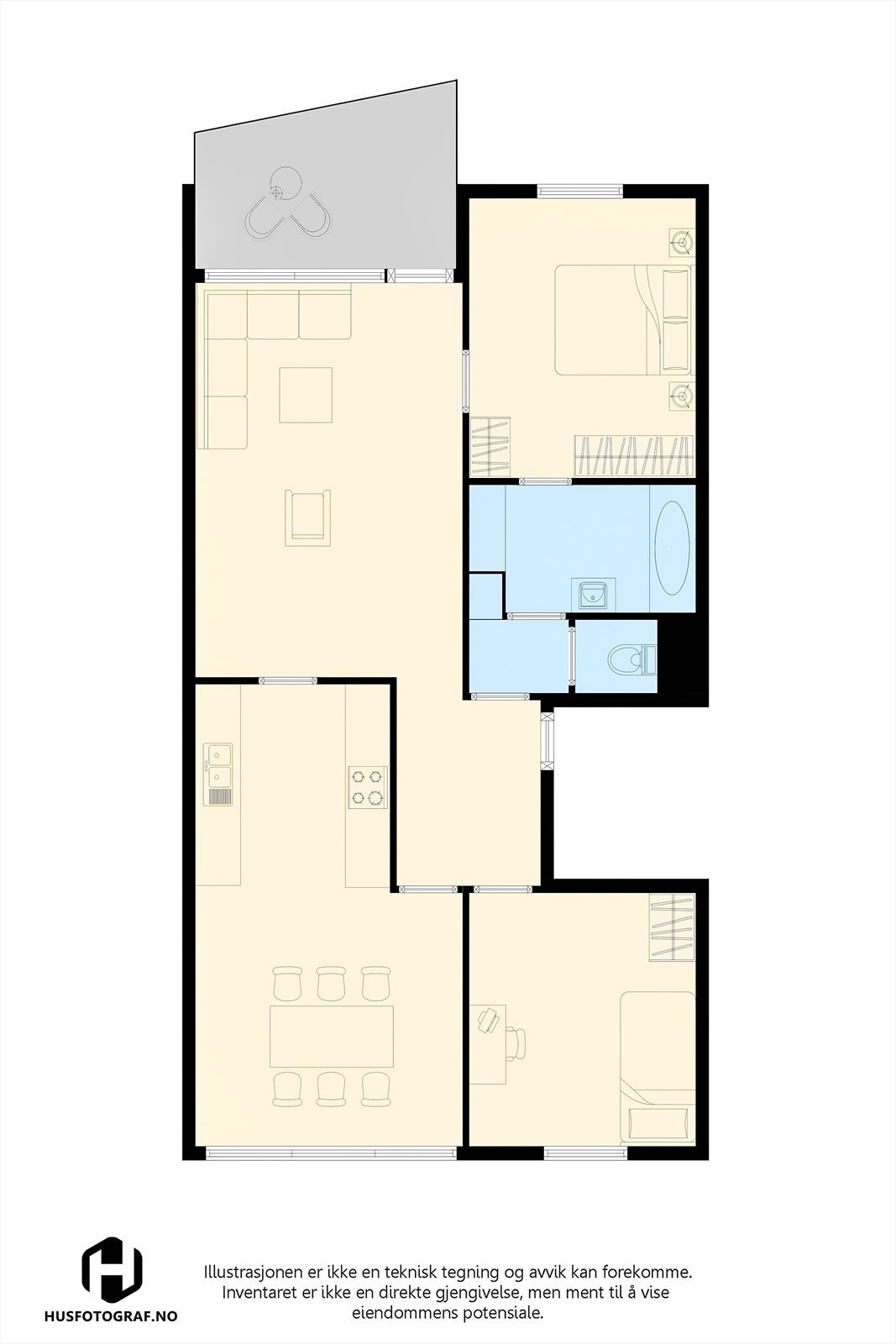 Planløsning. Galleribilde