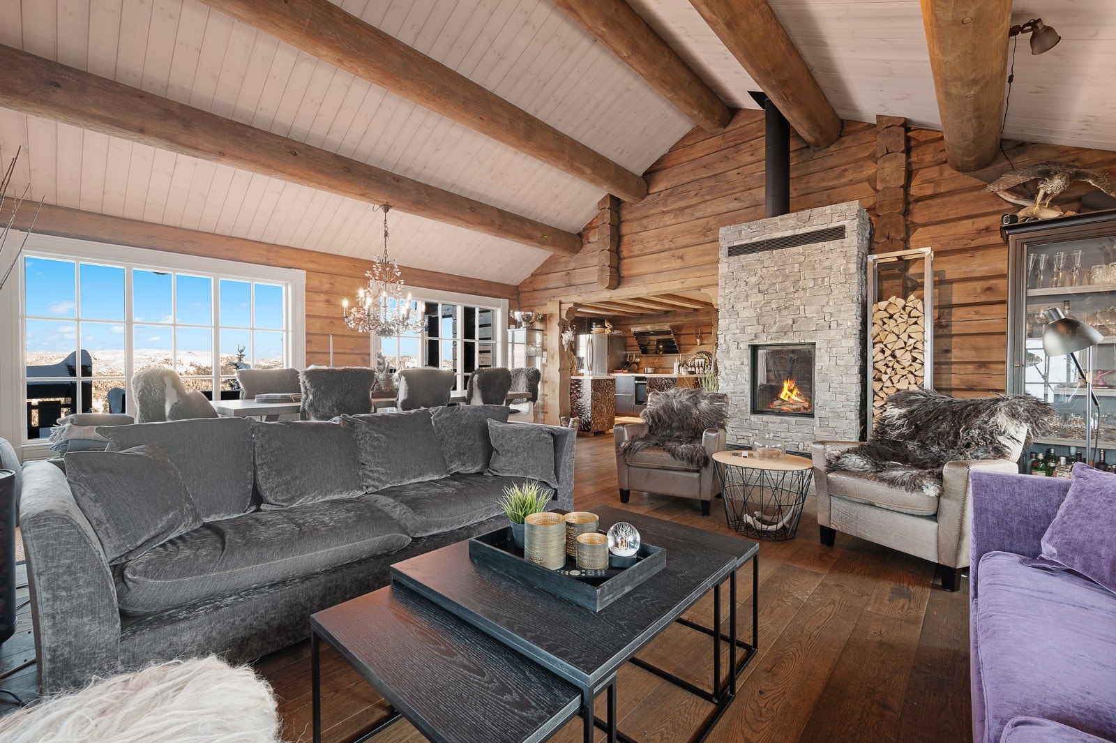 Den fine peisen gir både varme og hygge Galleribilde