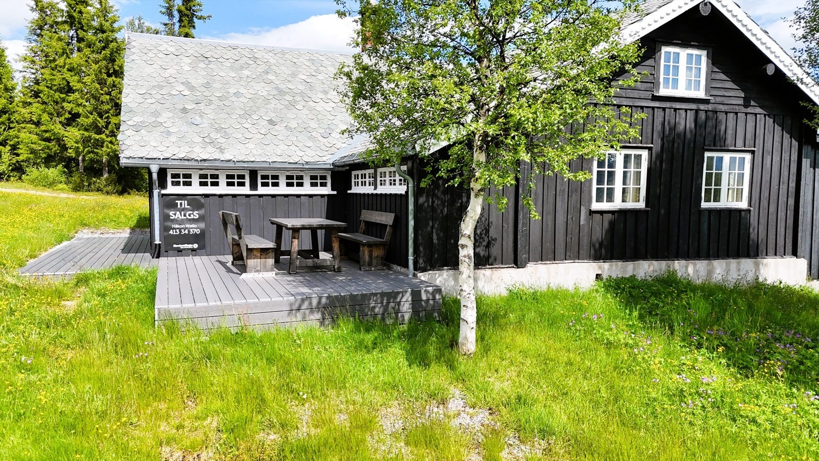 Koselig og lun solkrok. Galleribilde
