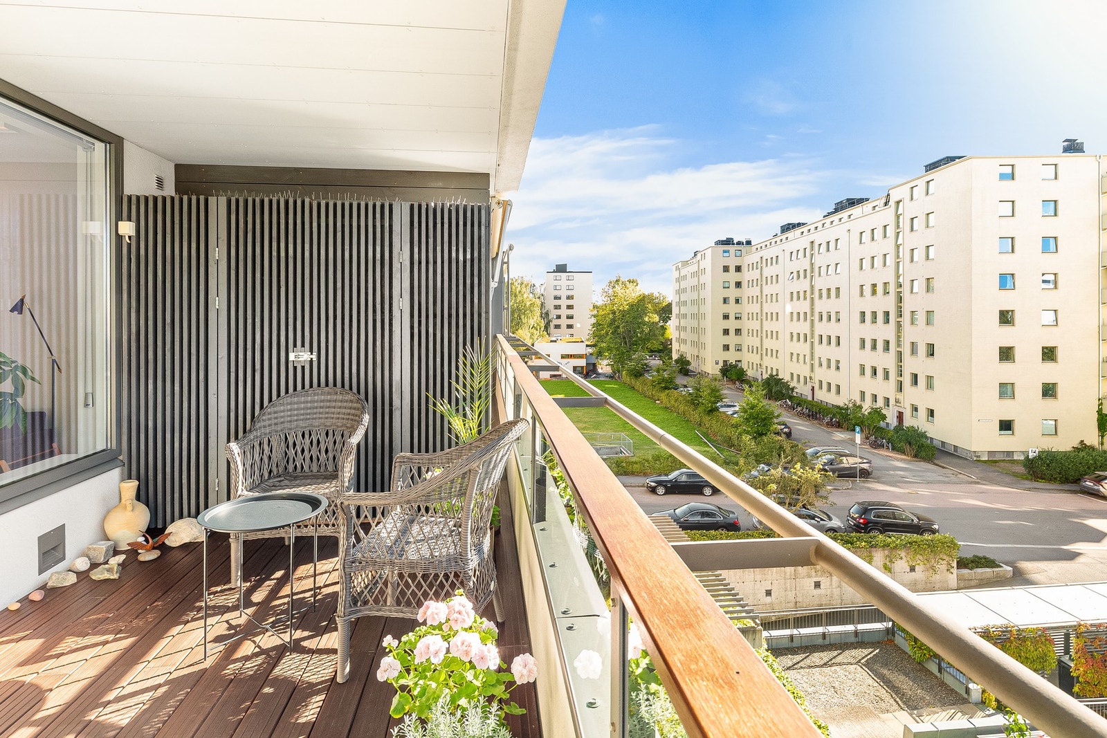 Leiligheten ligger i 4. etasje, har en sydvestvendt balkong Galleribilde