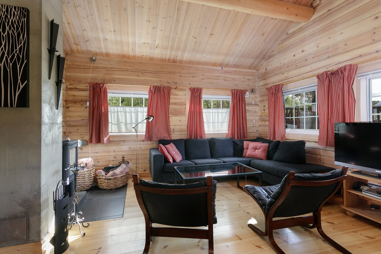 Sofakroken på hytte nr. 2 Galleribilde