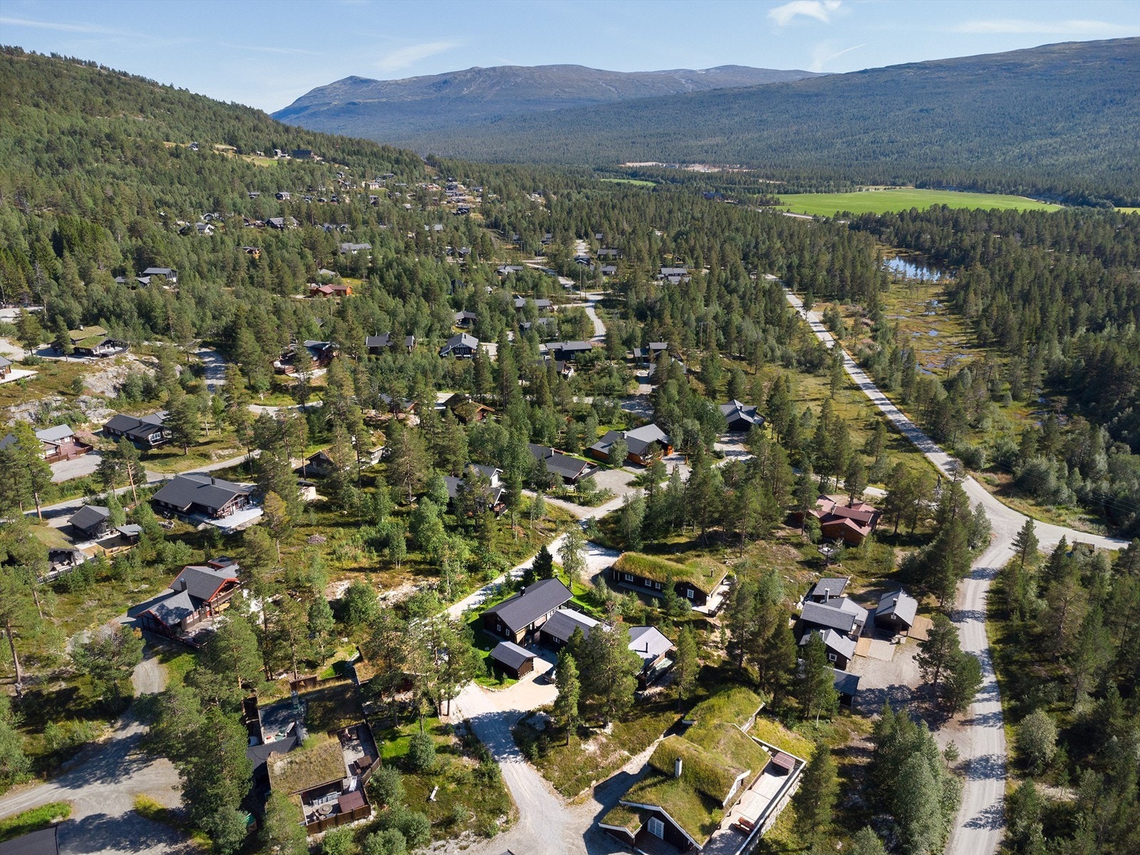 Dronebilde Galleribilde