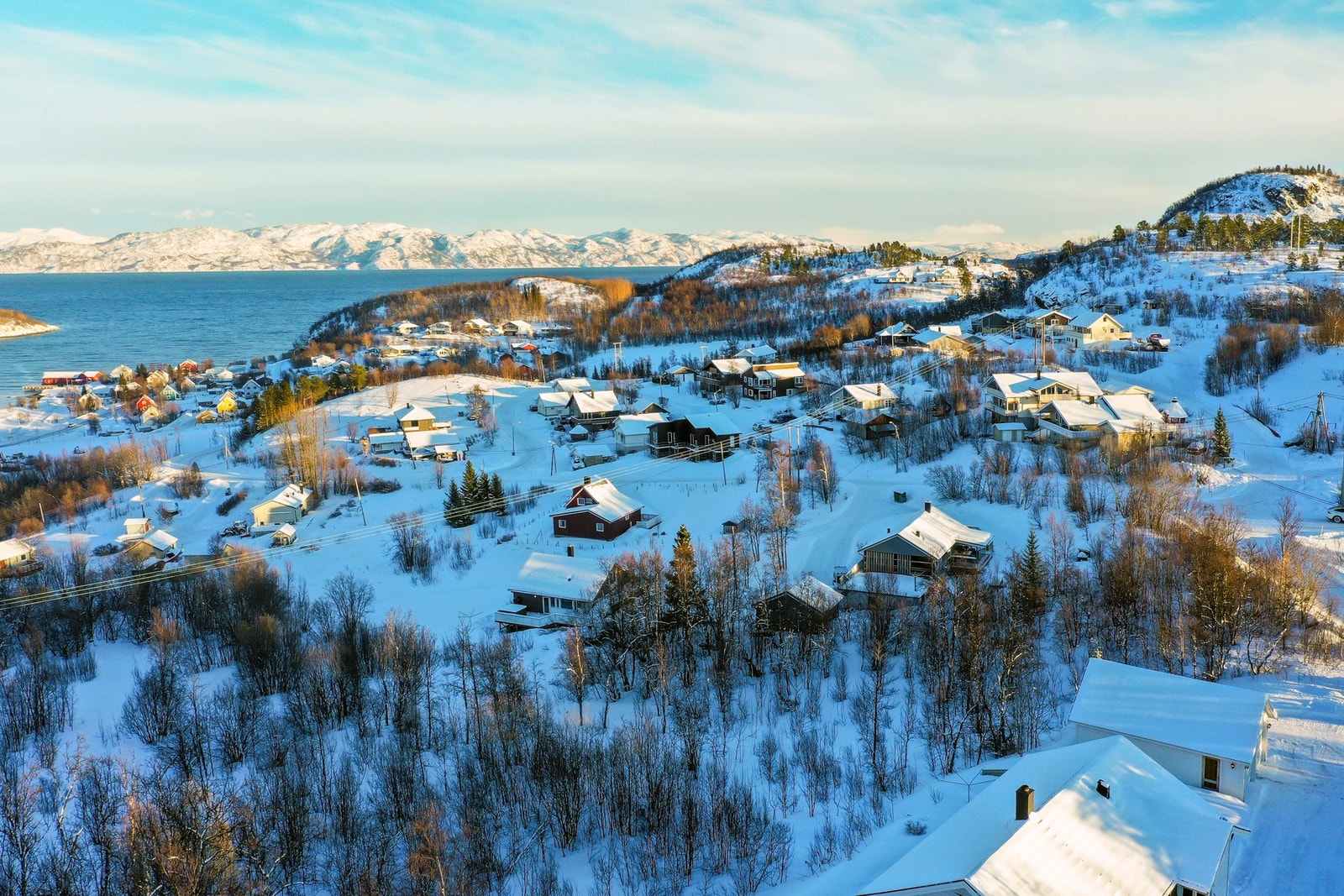 Talvik - Dronefoto Galleribilde