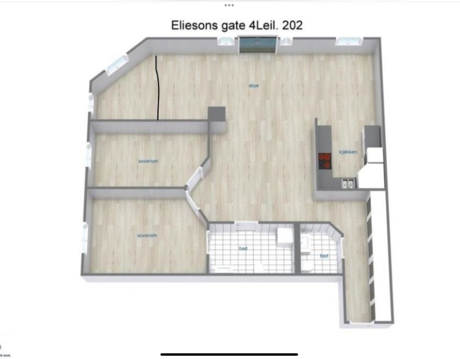 Plantegning Galleribilde