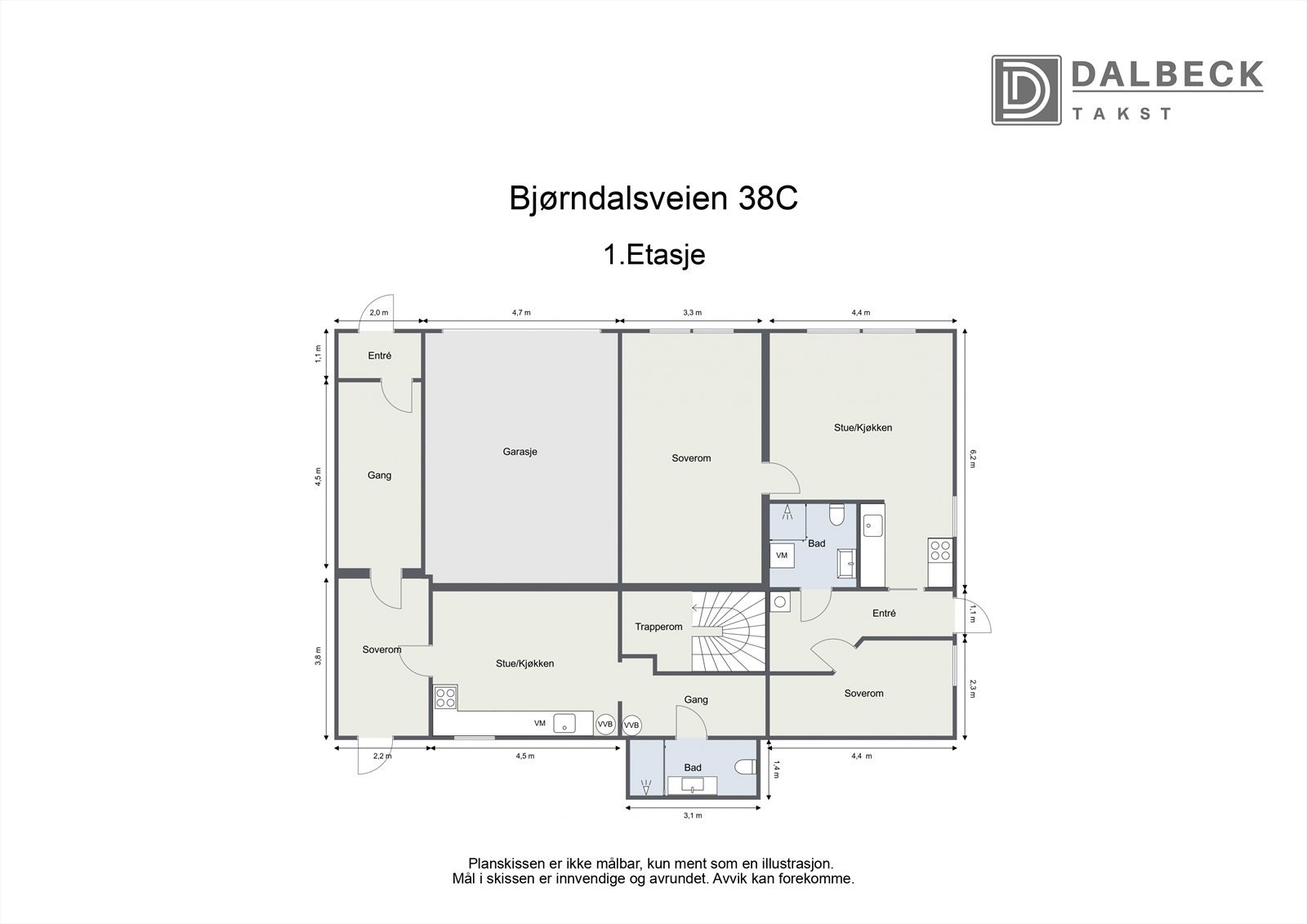 Plantegning - 1. etasje Galleribilde