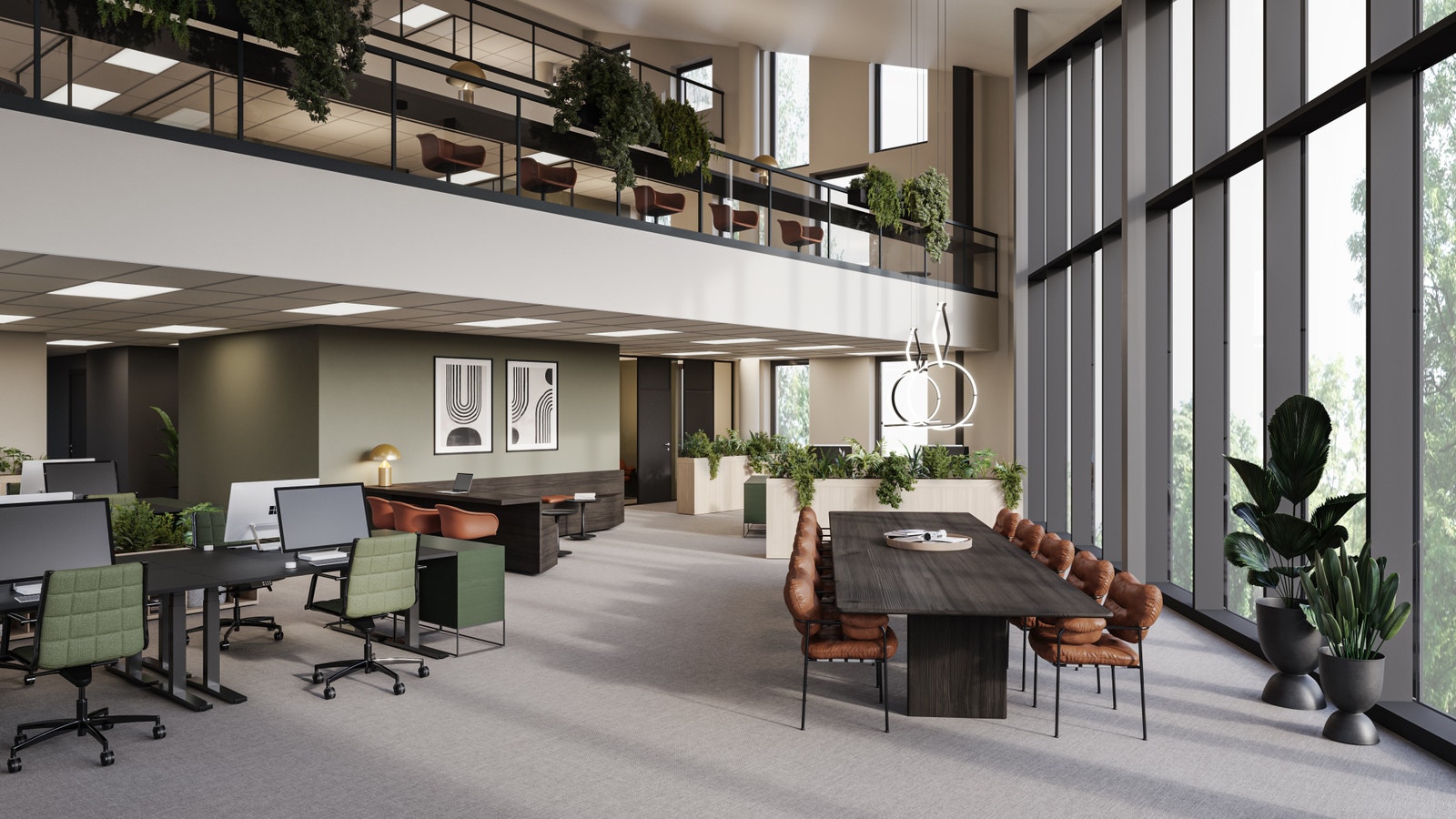 Attraktive kontorareal Galleribilde