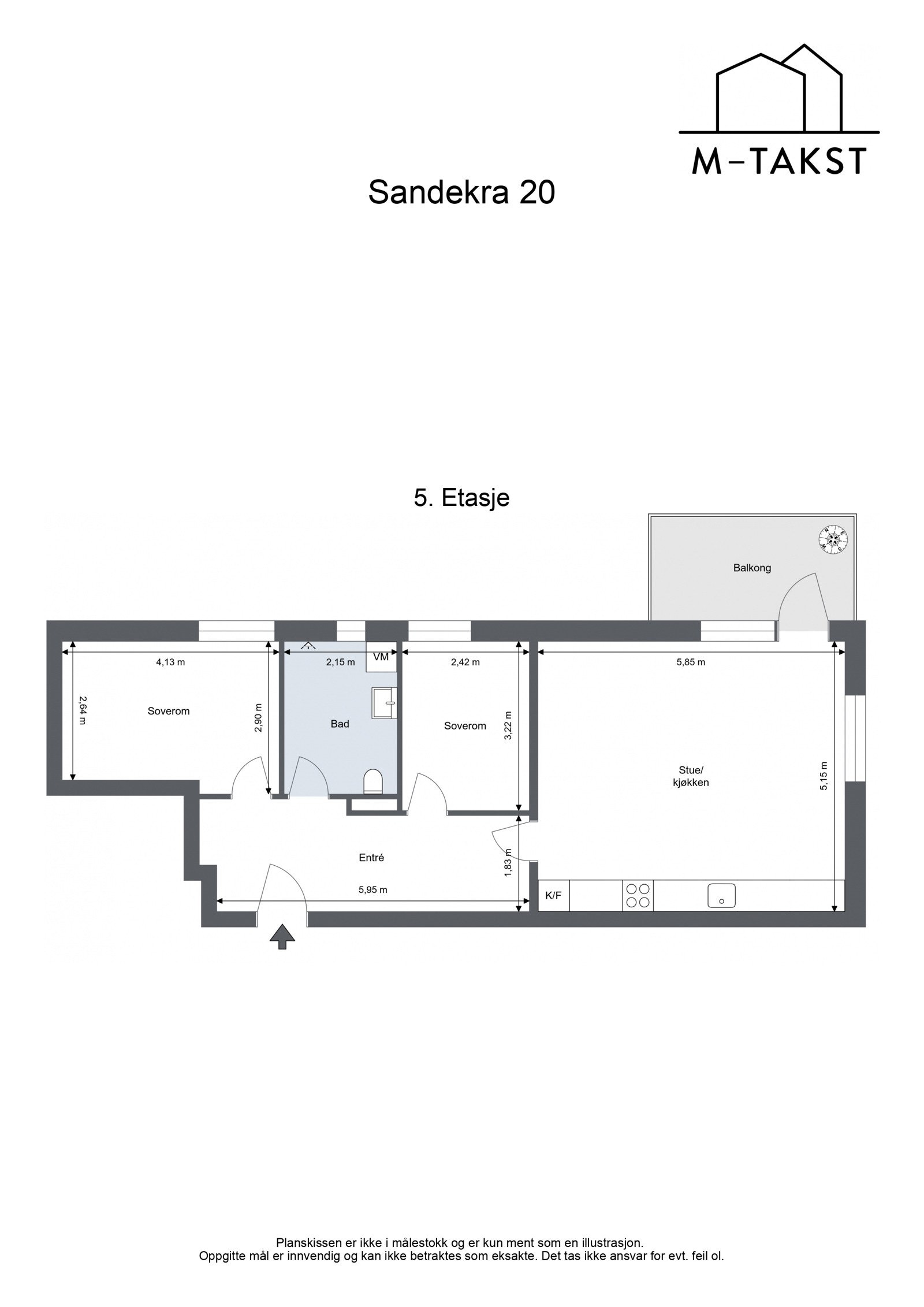 Plantegninger med mål Galleribilde