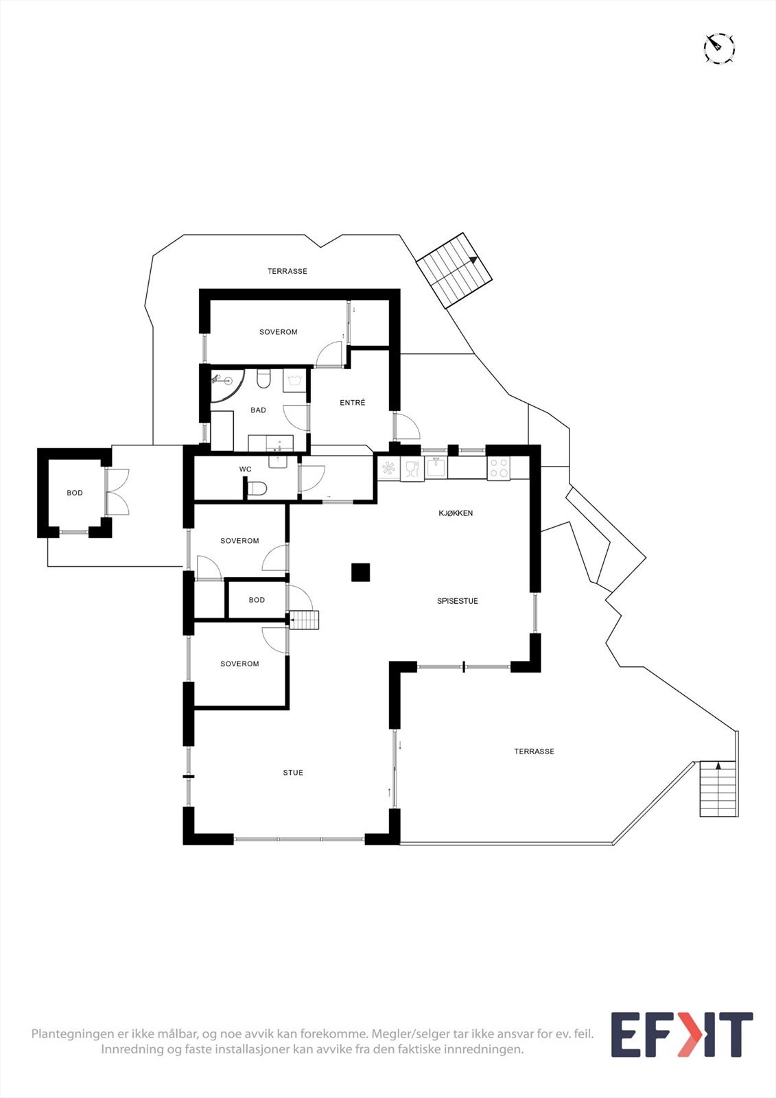 Plantegning Galleribilde