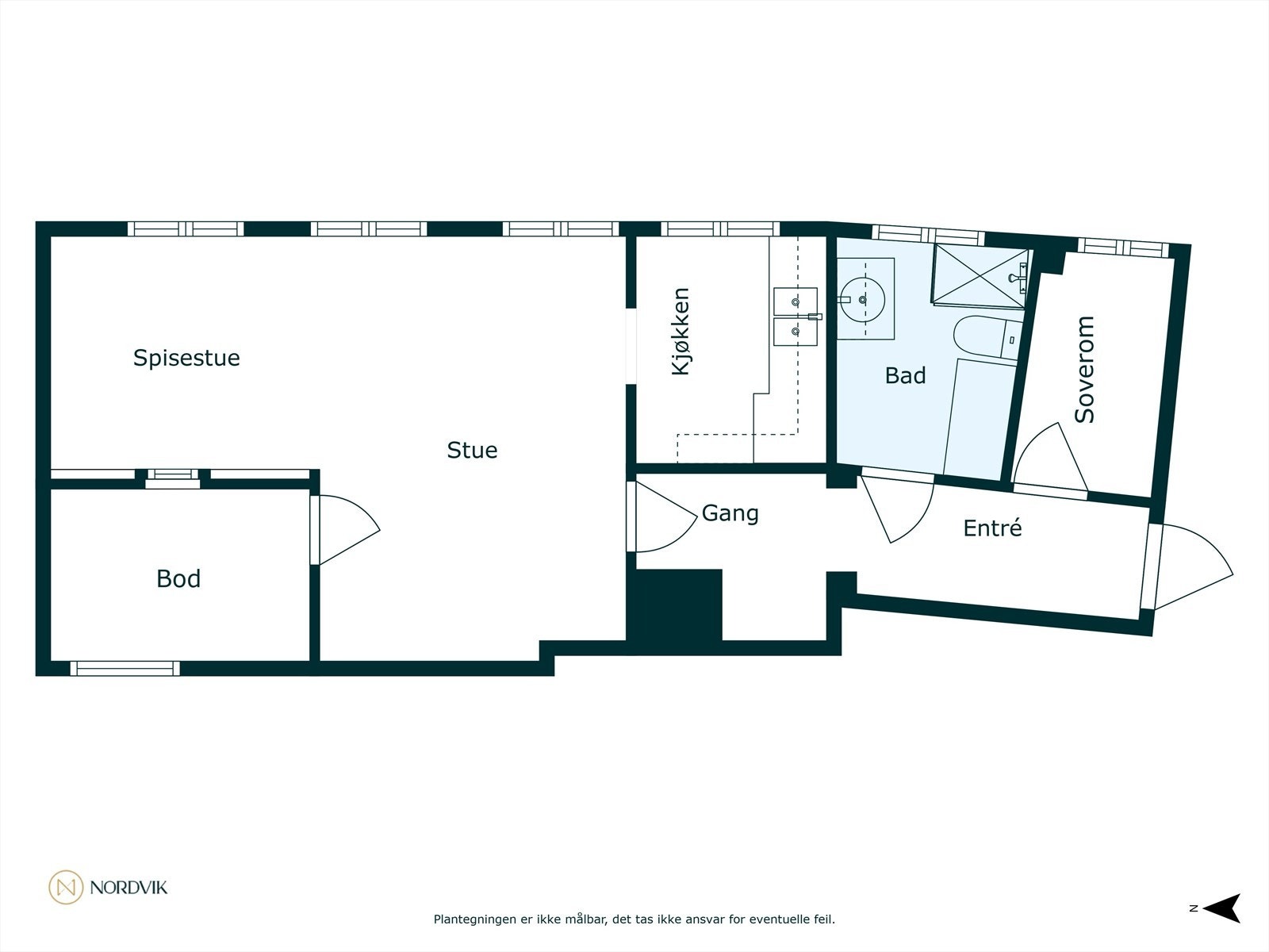 Plantegning Galleribilde