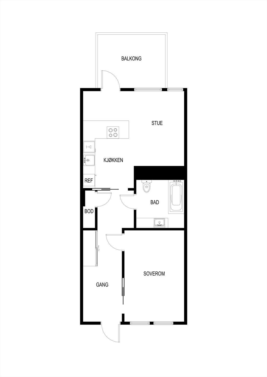 Plantegning Galleribilde