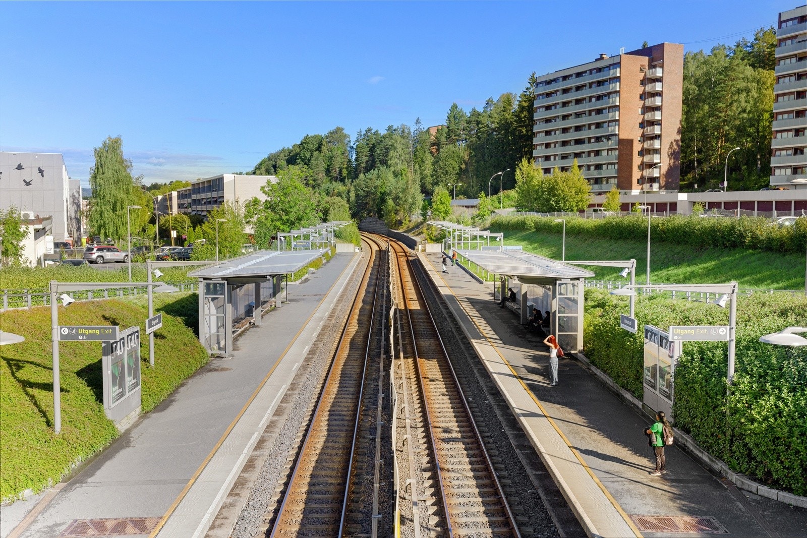 Kort vei til Bogerud T-bane Galleribilde