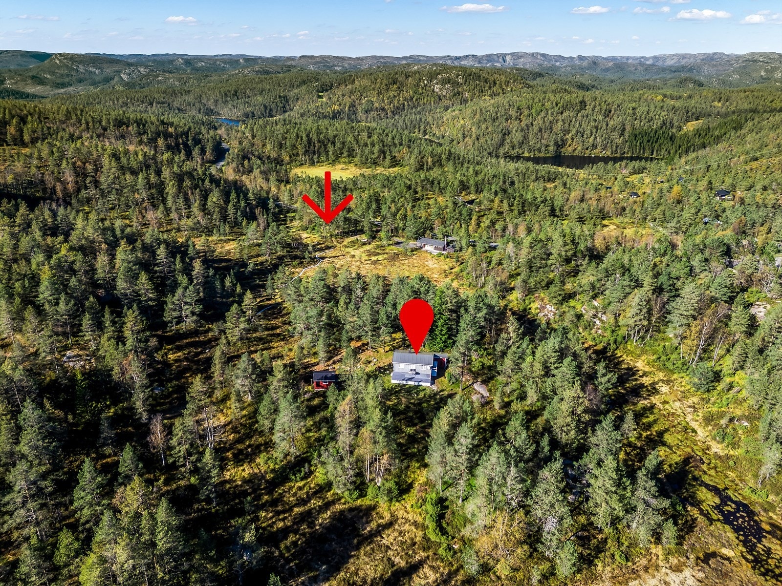 Dronefoto Galleribilde