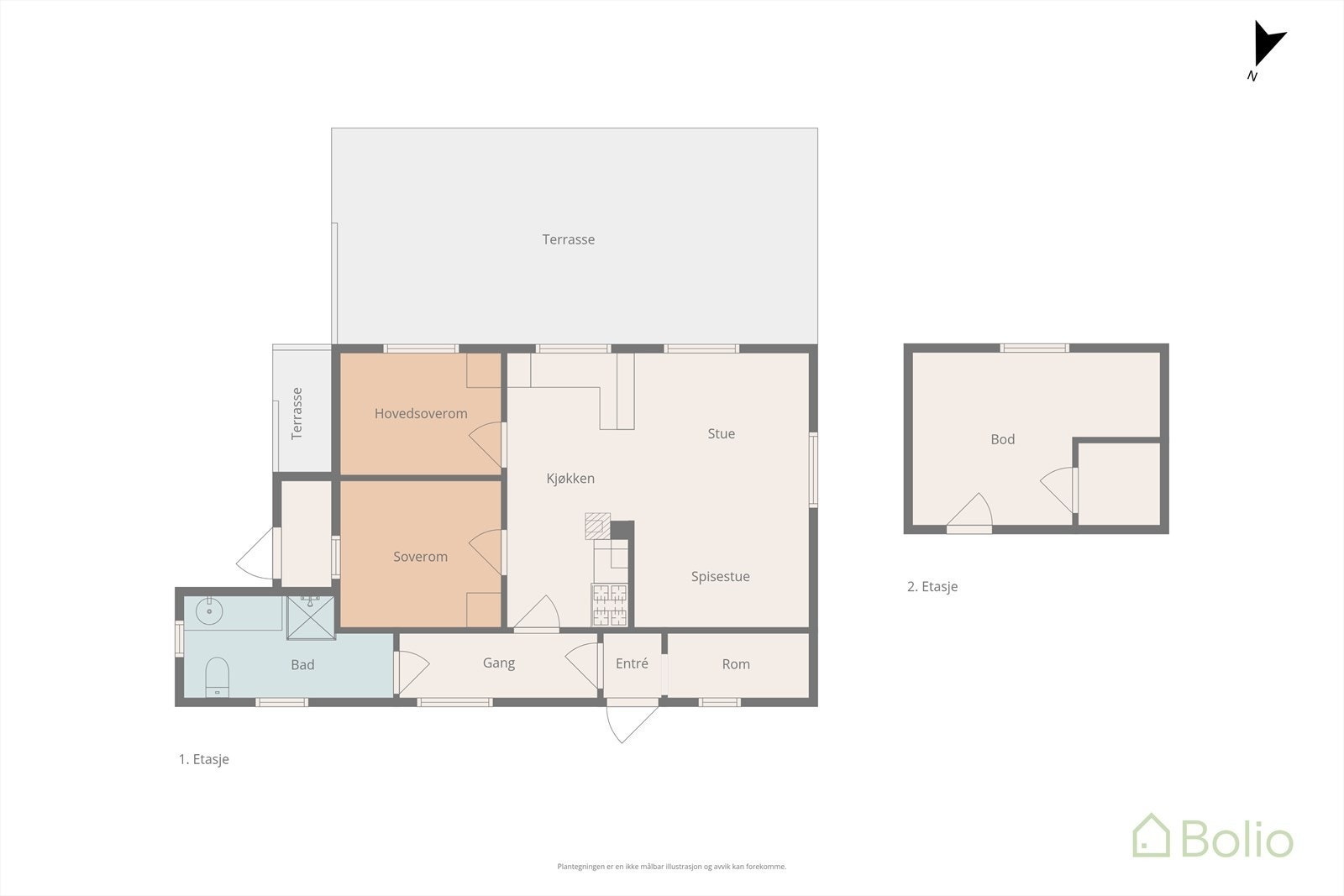 Plantegning Galleribilde