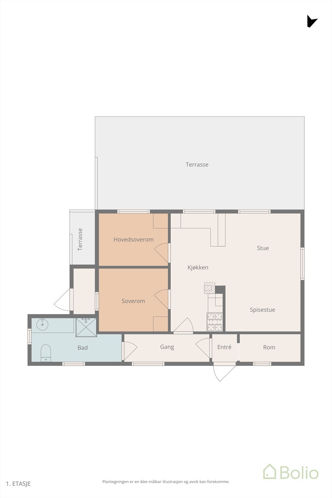 Plantegning Galleribilde