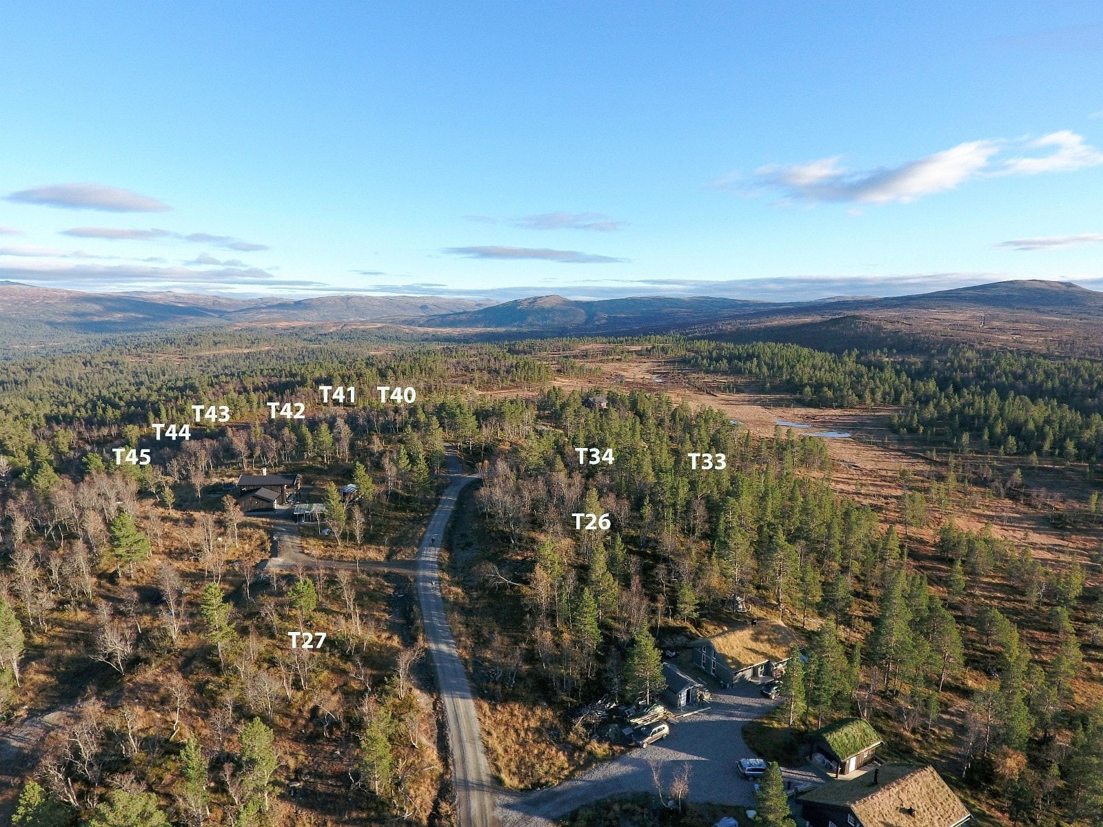 Gammelvollia hyttefelt er et eldorado med nydelig natur og muligheter for turer i flott fjellterreng Galleribilde